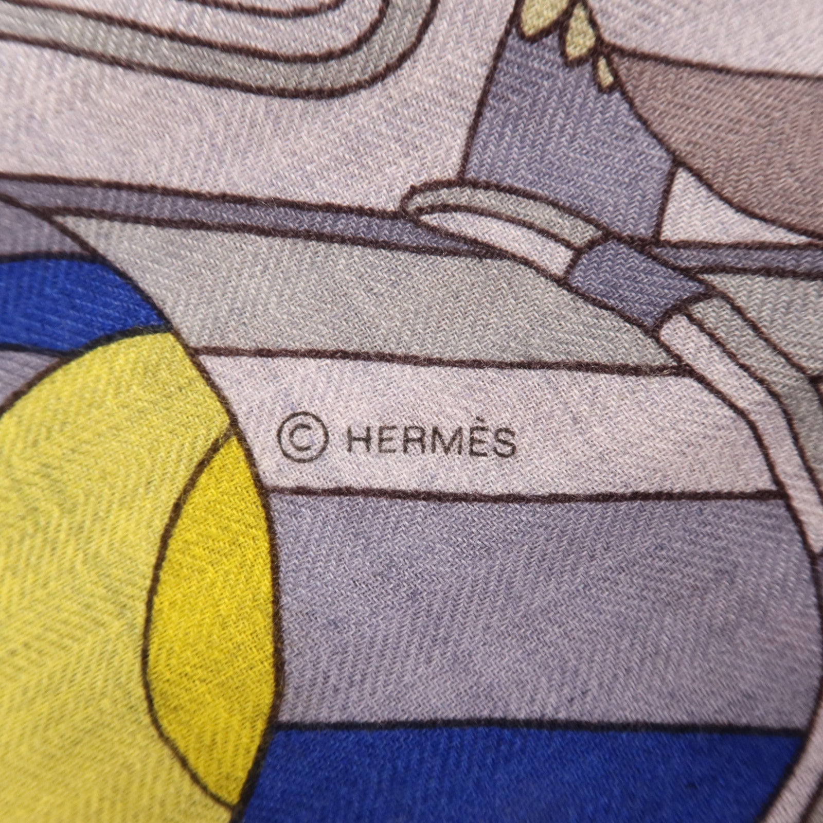HERMES 羊絨/絲質Scarf圍巾
