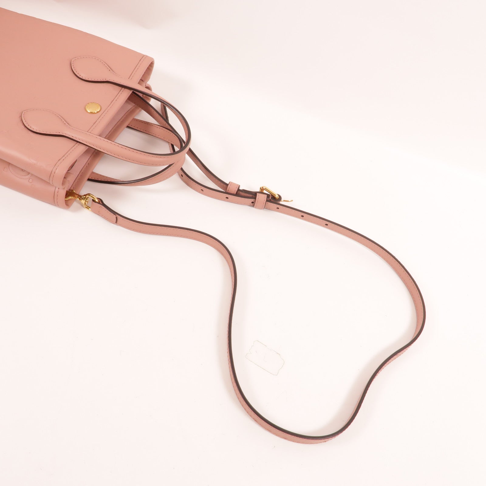 GUCCI 牛皮皮革GG Leather Super Mini To Bag手挽肩背兩用袋