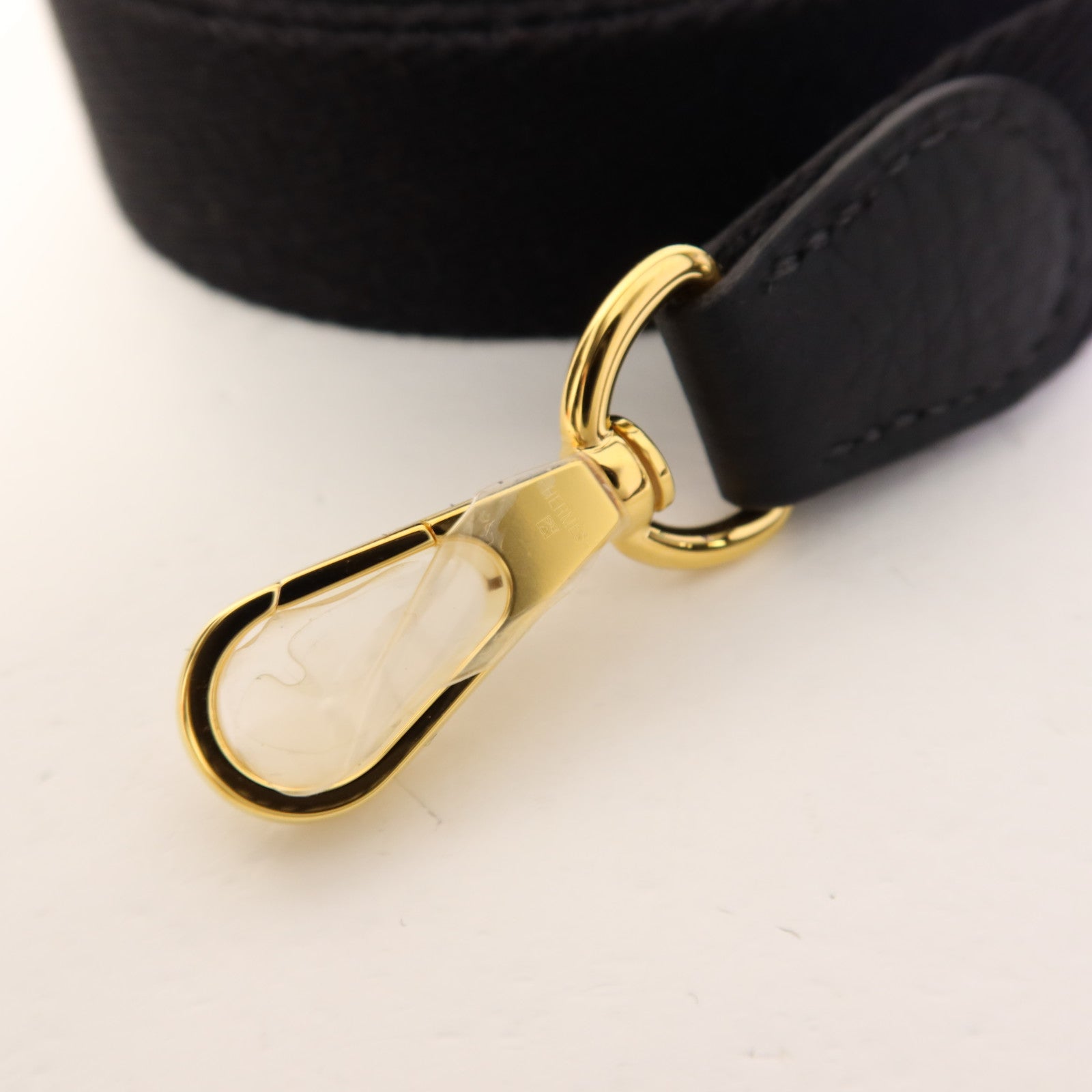 HERMES Clemence皮革Evelyne TPM金扣肩背袋Noir