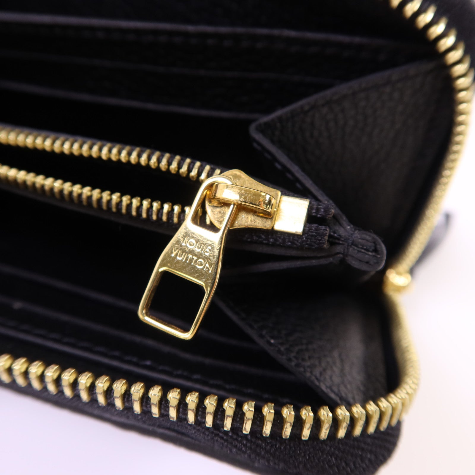 LOUIS VUITTON Monogram Empreinte Clemence Long Wallet金扣拉鏈長錢包