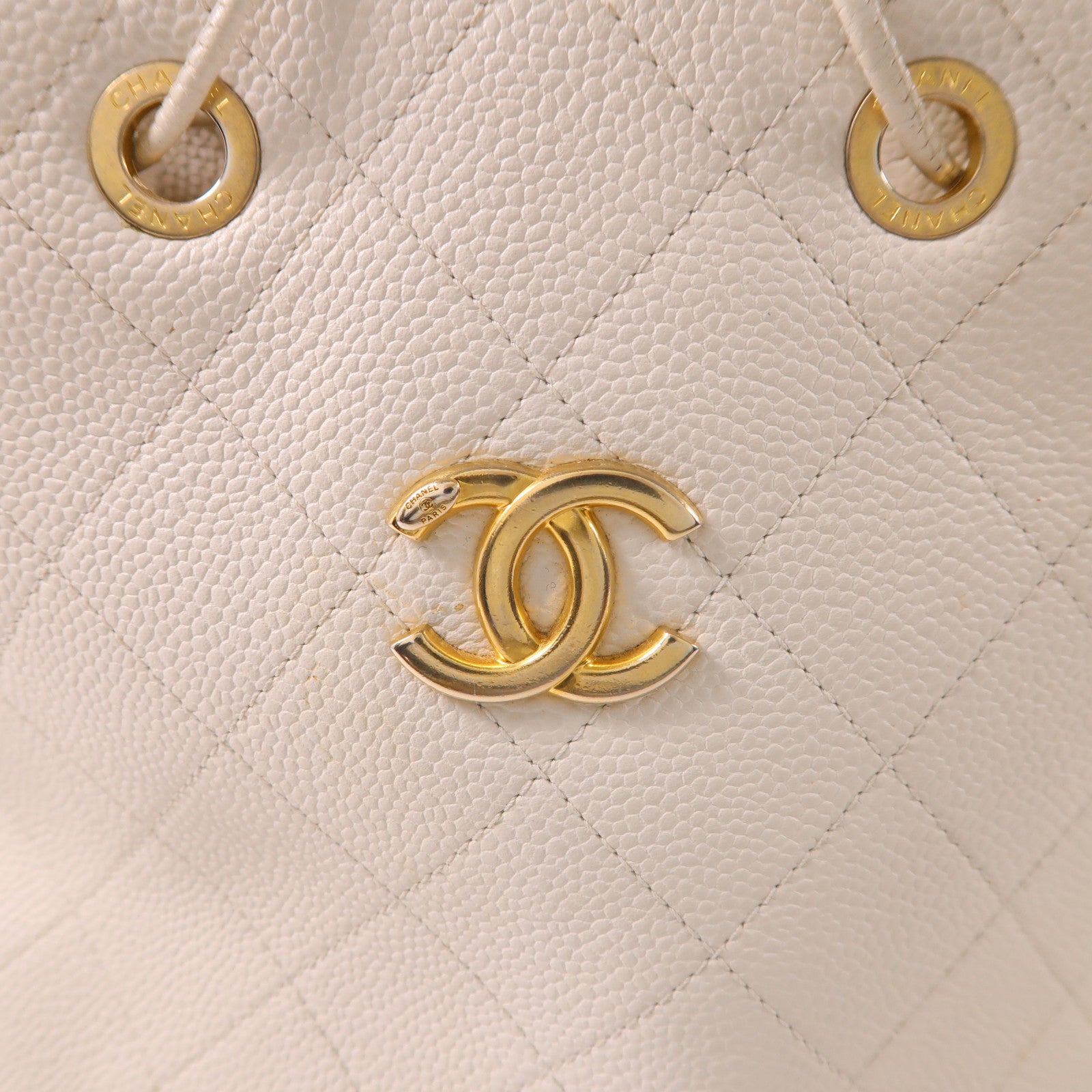 CHANEL 牛皮皮革2 Way Shoulder Bag金扣手挽肩背兩用袋