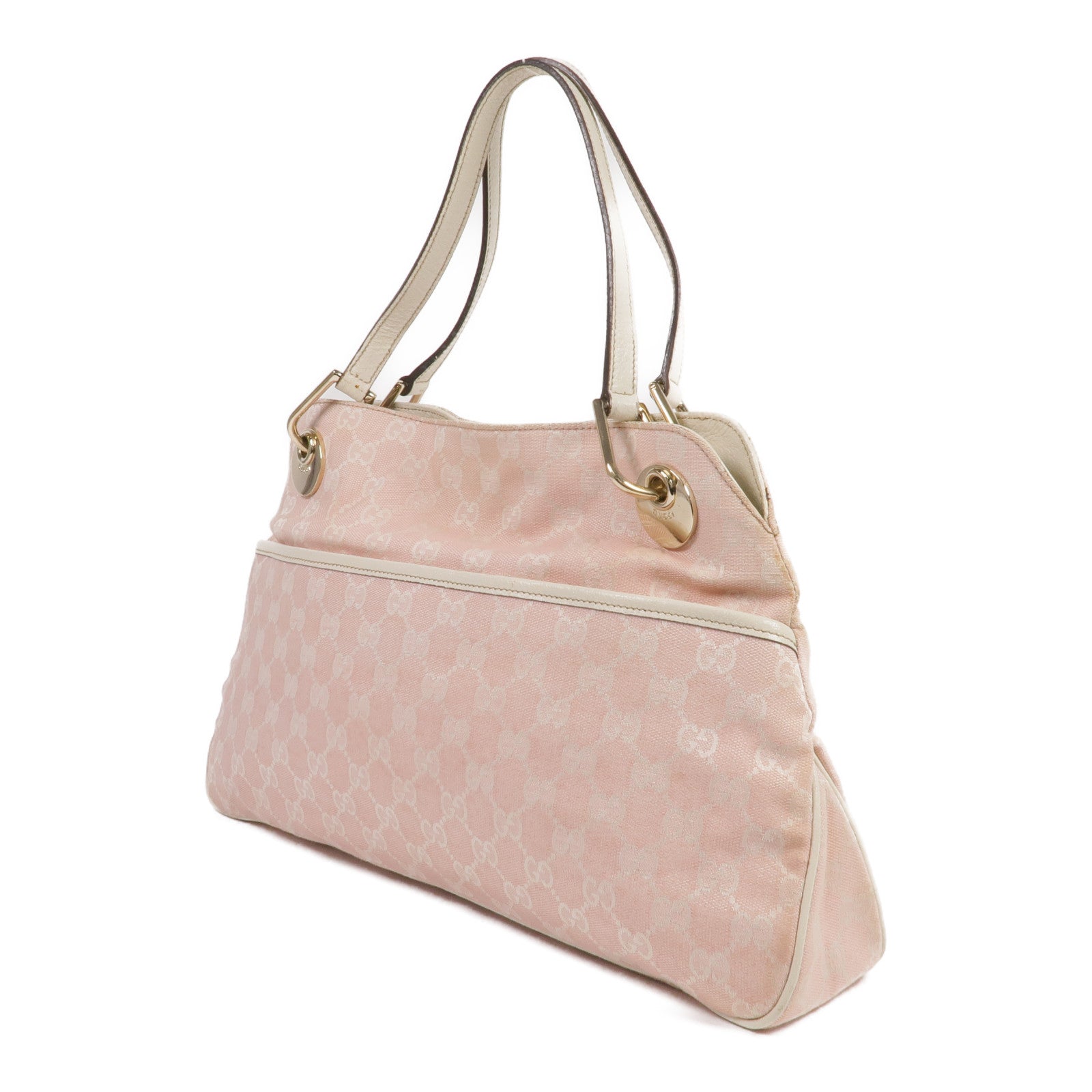 GUCCI 帆布Shoulder Bag金扣肩背袋