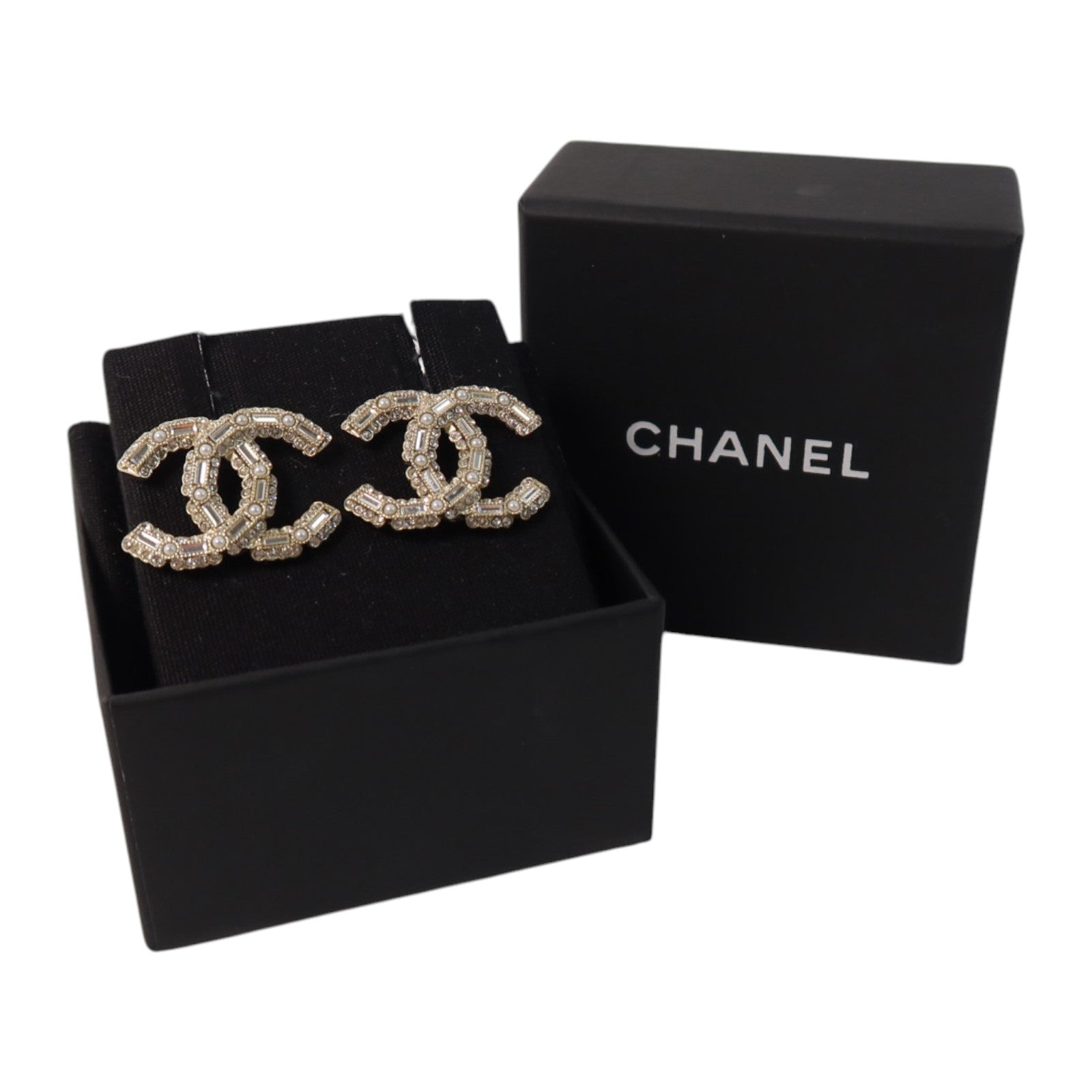 CHANEL 金屬/PVC Earrings耳環