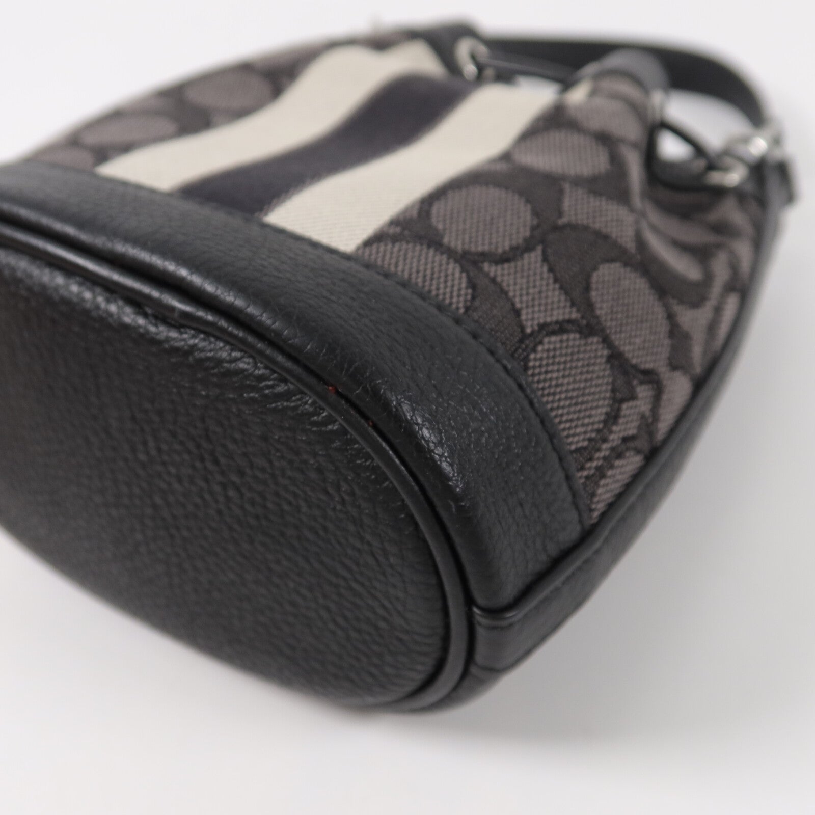 COACH 帆布Mini Dempsey Bucket Bag手挽肩背兩用袋