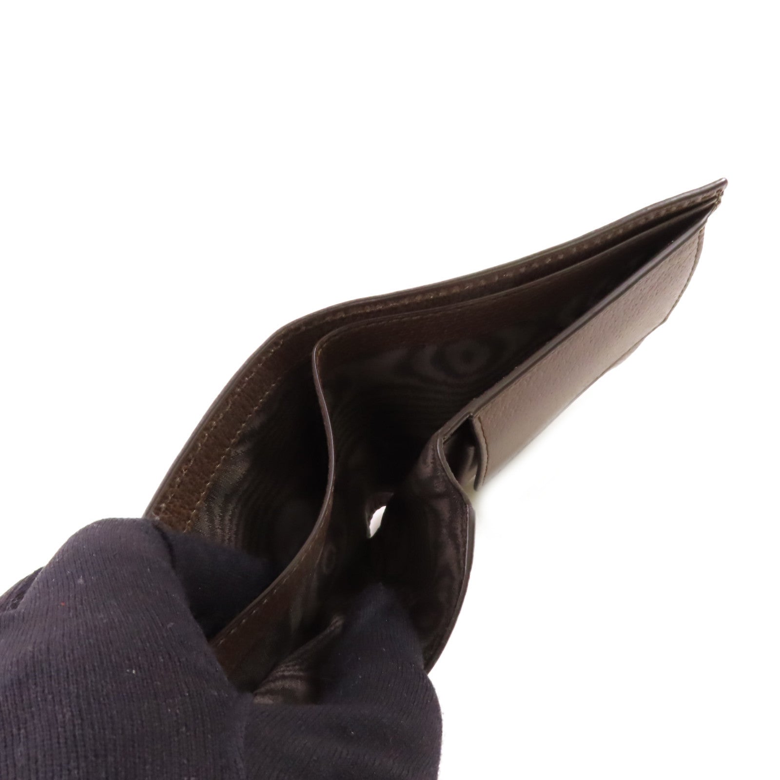 BALENCIAGA 塗層帆布Balenciaga x Gucci Folded Wallet短錢包啡色