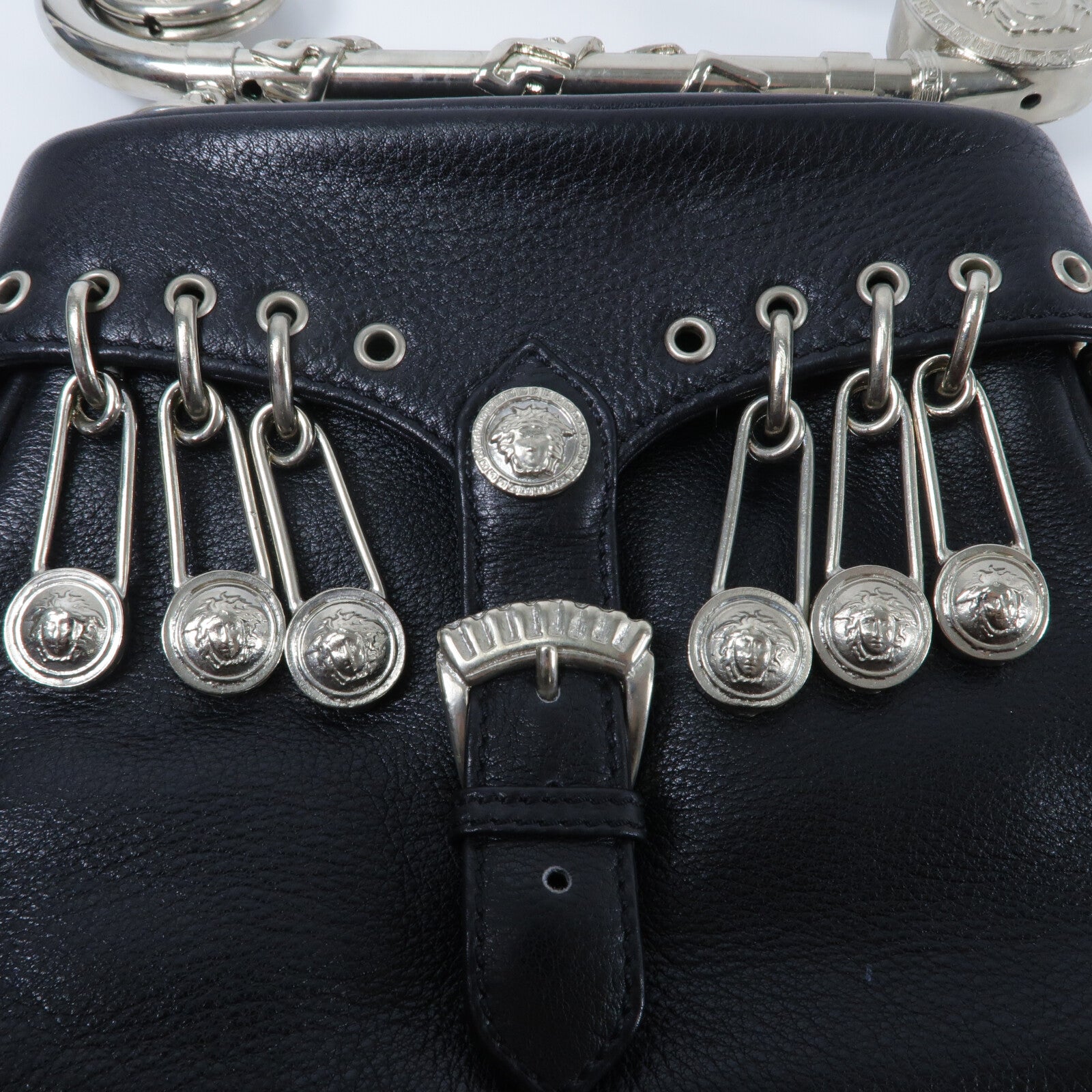 VERSACE 牛皮皮革Hand Bag手挽袋
