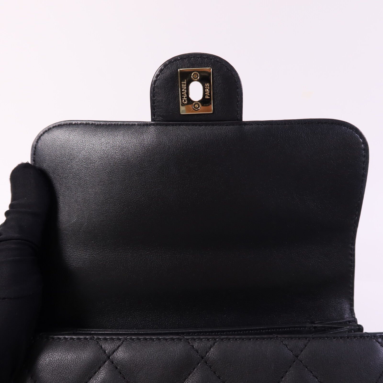 CHANEL 牛皮皮革2 Way Shoulder Bag金扣鏈帶肩背袋