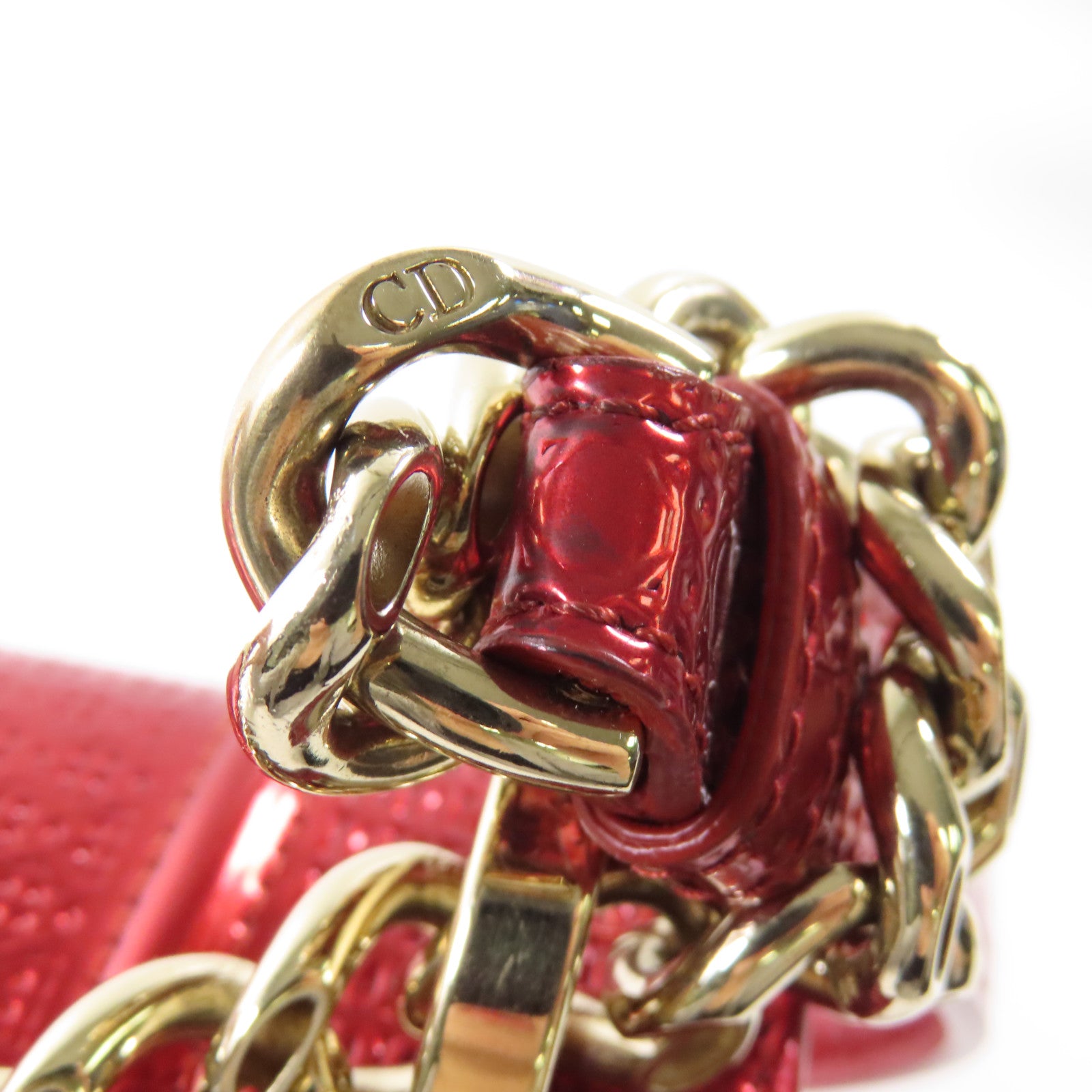 Dior 【激減優惠】牛皮皮革Diorama金扣鏈帶肩背袋