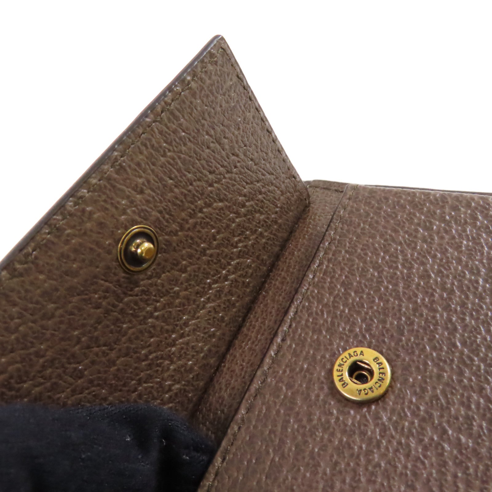 BALENCIAGA 塗層帆布Balenciaga x Gucci Folded Wallet短錢包啡色