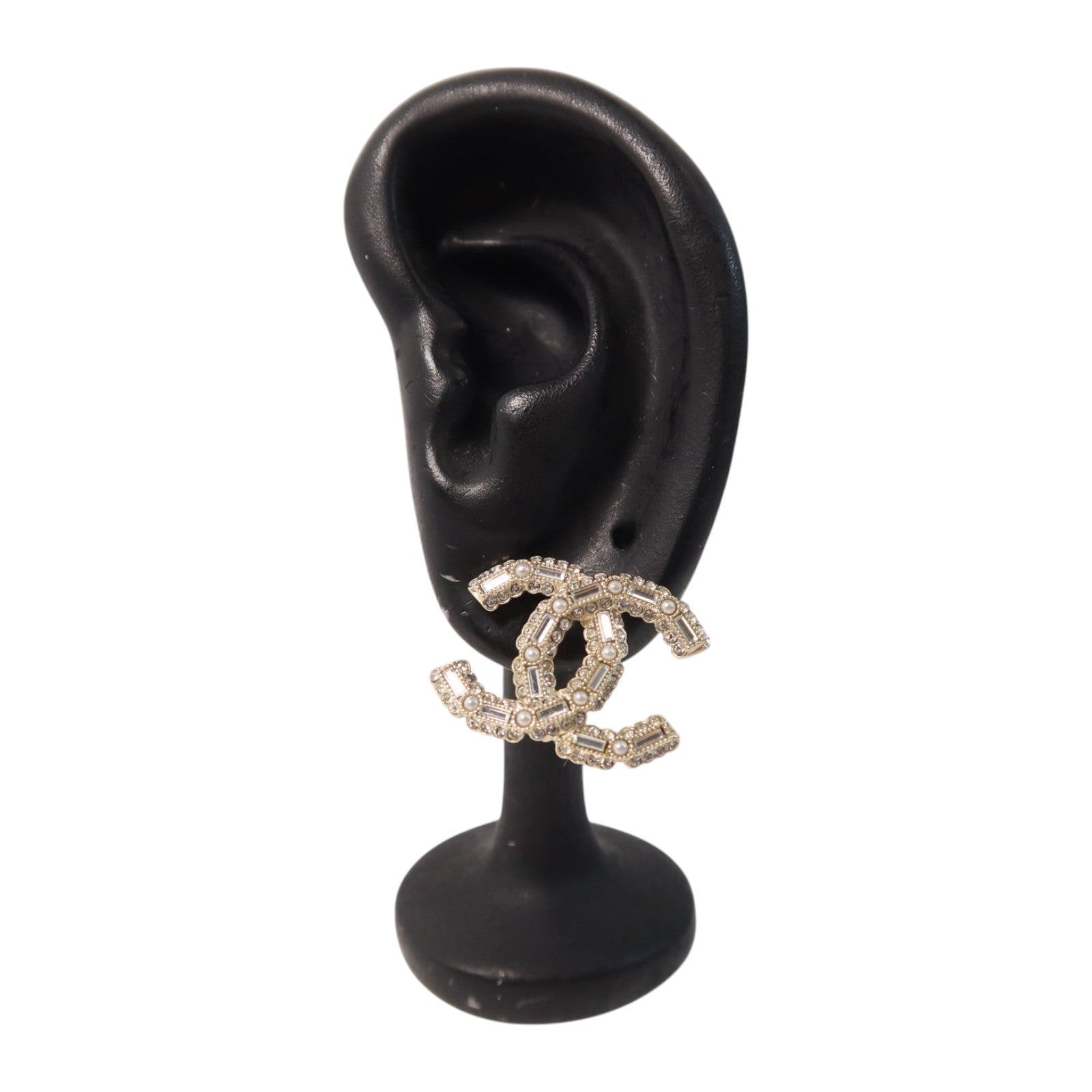 CHANEL 金屬/PVC Earrings耳環