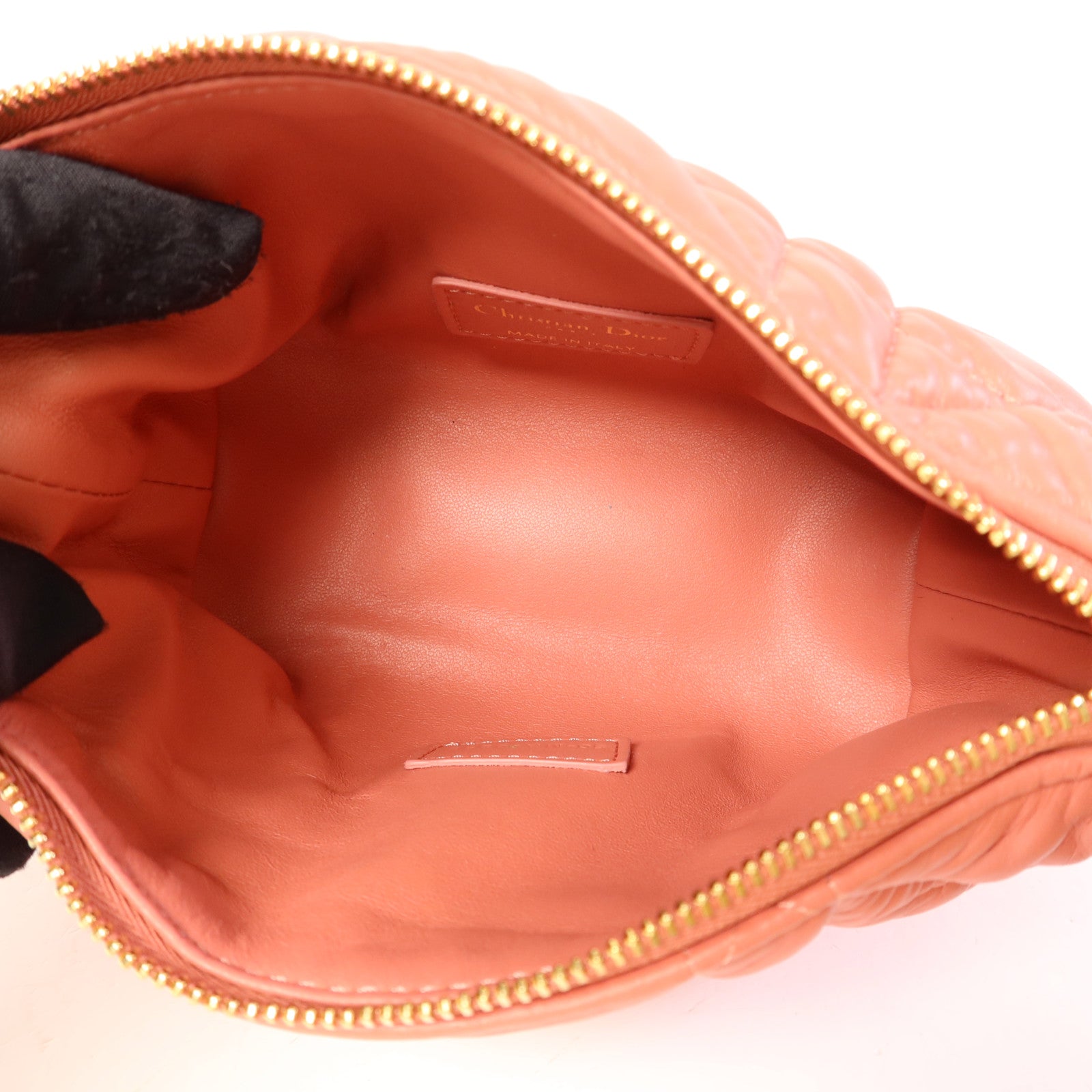 Dior 羊皮皮革Travel Nomad Pouch Small金扣手挽袋