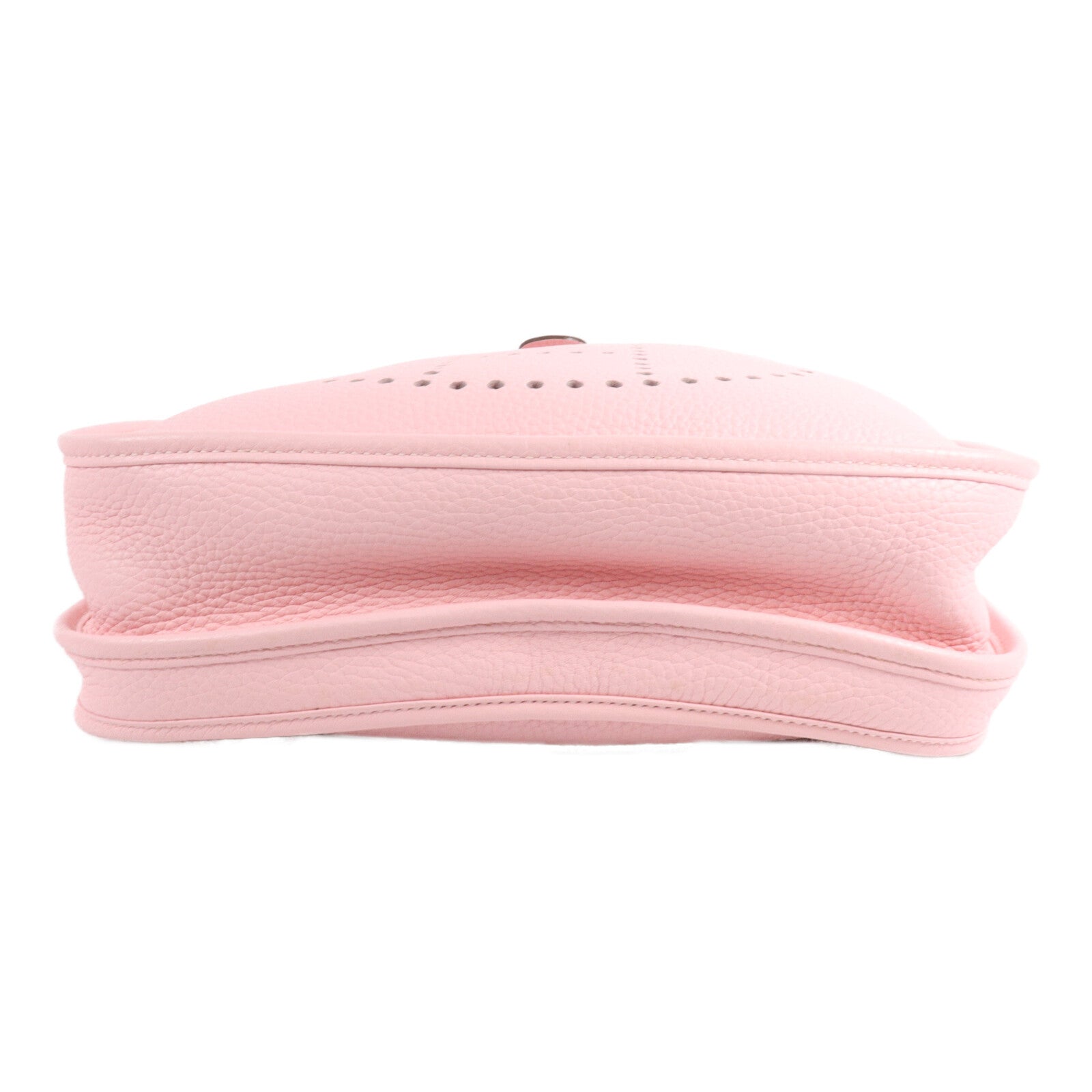 HERMES Clemence皮革Evelyne PM肩背袋Rose Sakura