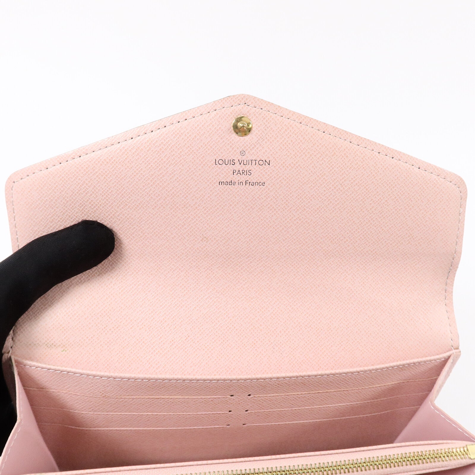 LOUIS VUITTON Monogram Portefeuille Sarah金扣長錢包