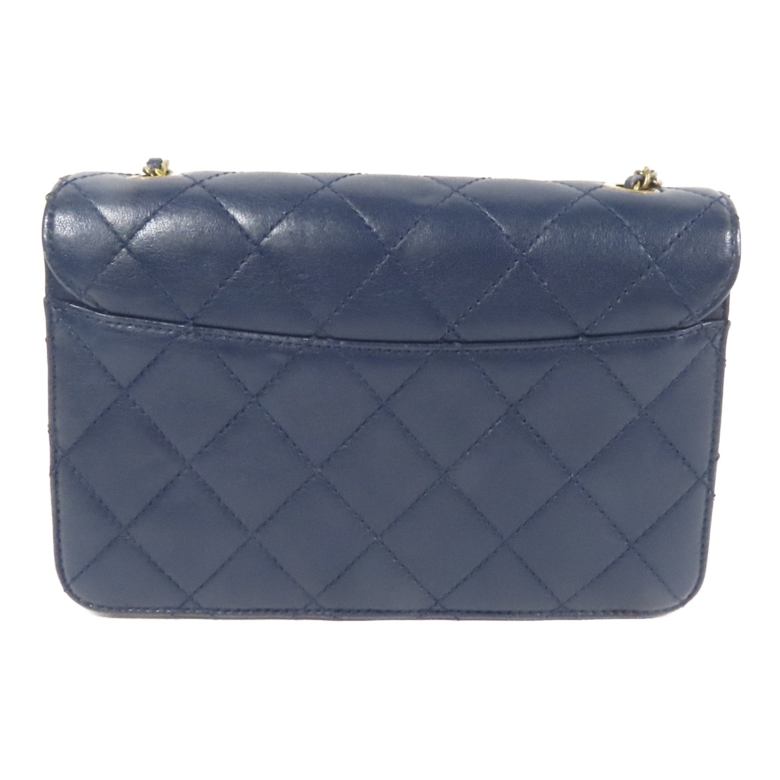 CHANEL 牛皮皮革Shoulder Bag金扣肩背袋