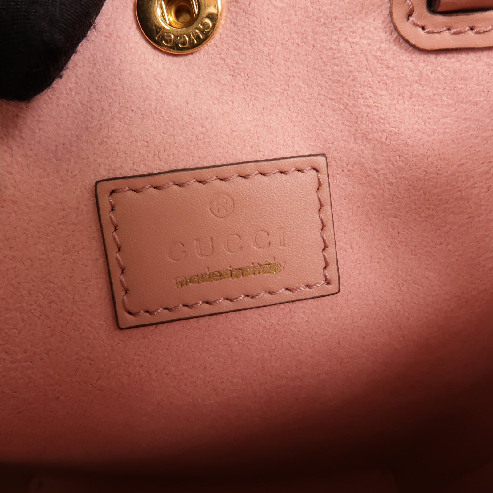 GUCCI 牛皮皮革GG Leather Super Mini To Bag手挽肩背兩用袋