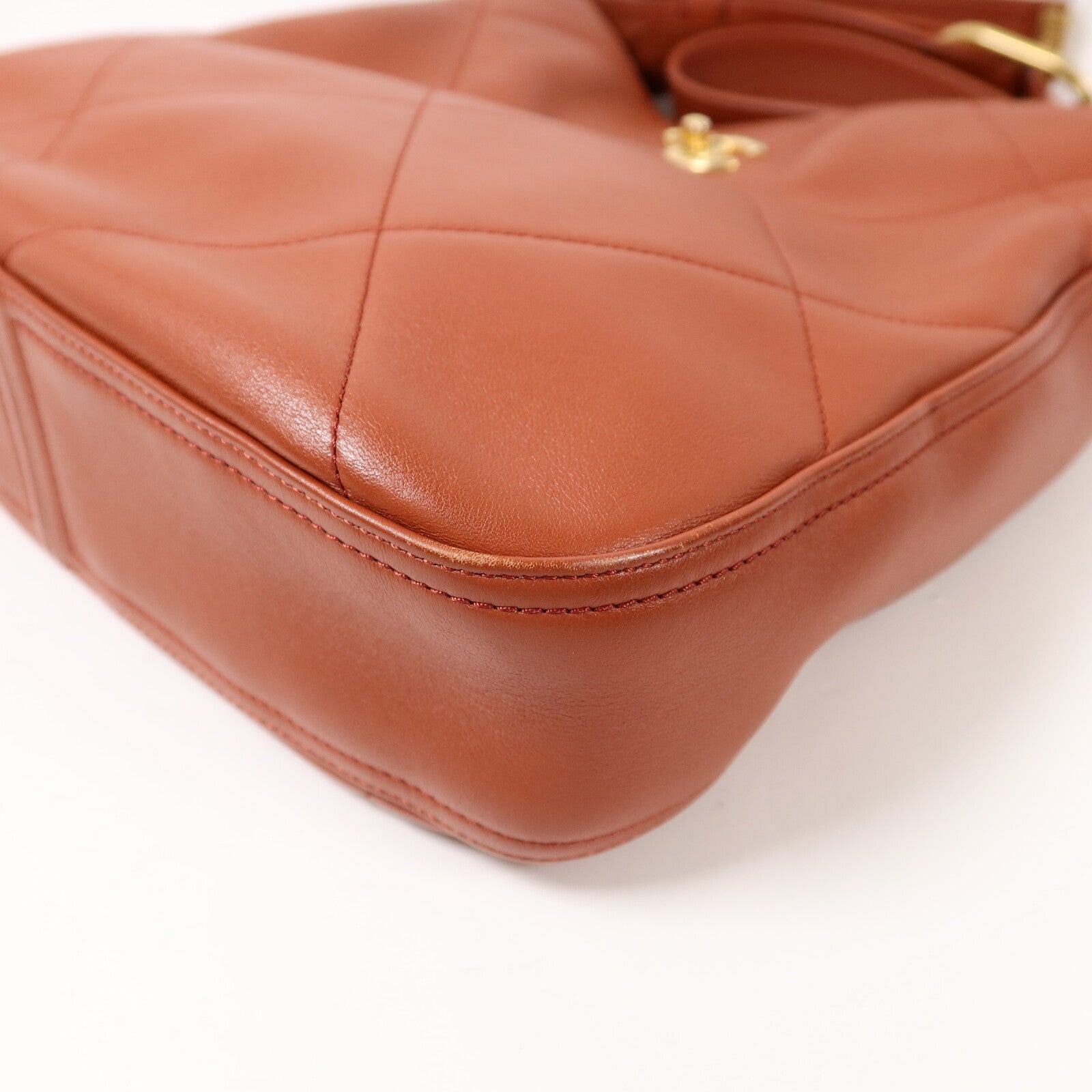 CHANEL 牛皮皮革Hobo Bag手挽肩背兩用袋