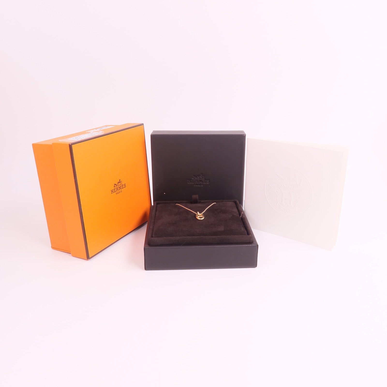 HERMES 18K玫瑰金Farandole Pendant項鍊