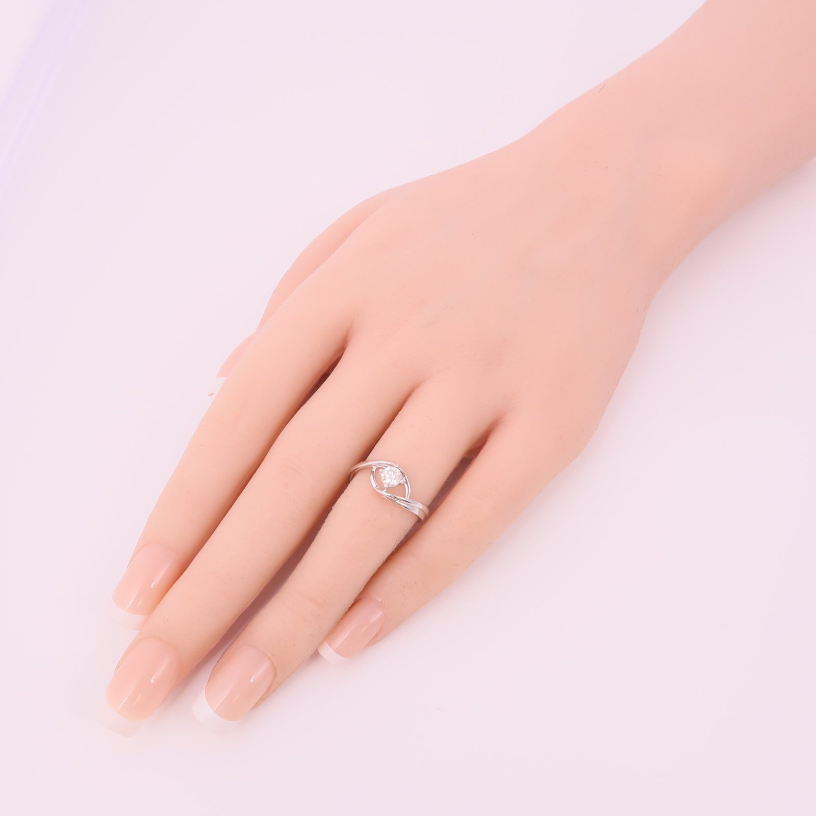 JEWELRY 18K白金Diamond Ring鑽石戒指US#5