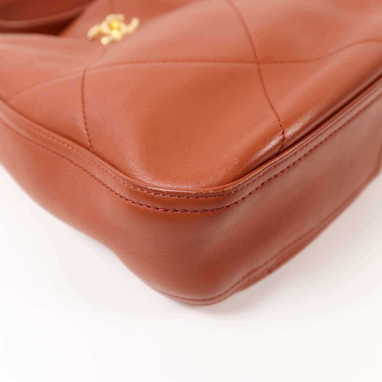 CHANEL 牛皮皮革Hobo Bag手挽肩背兩用袋