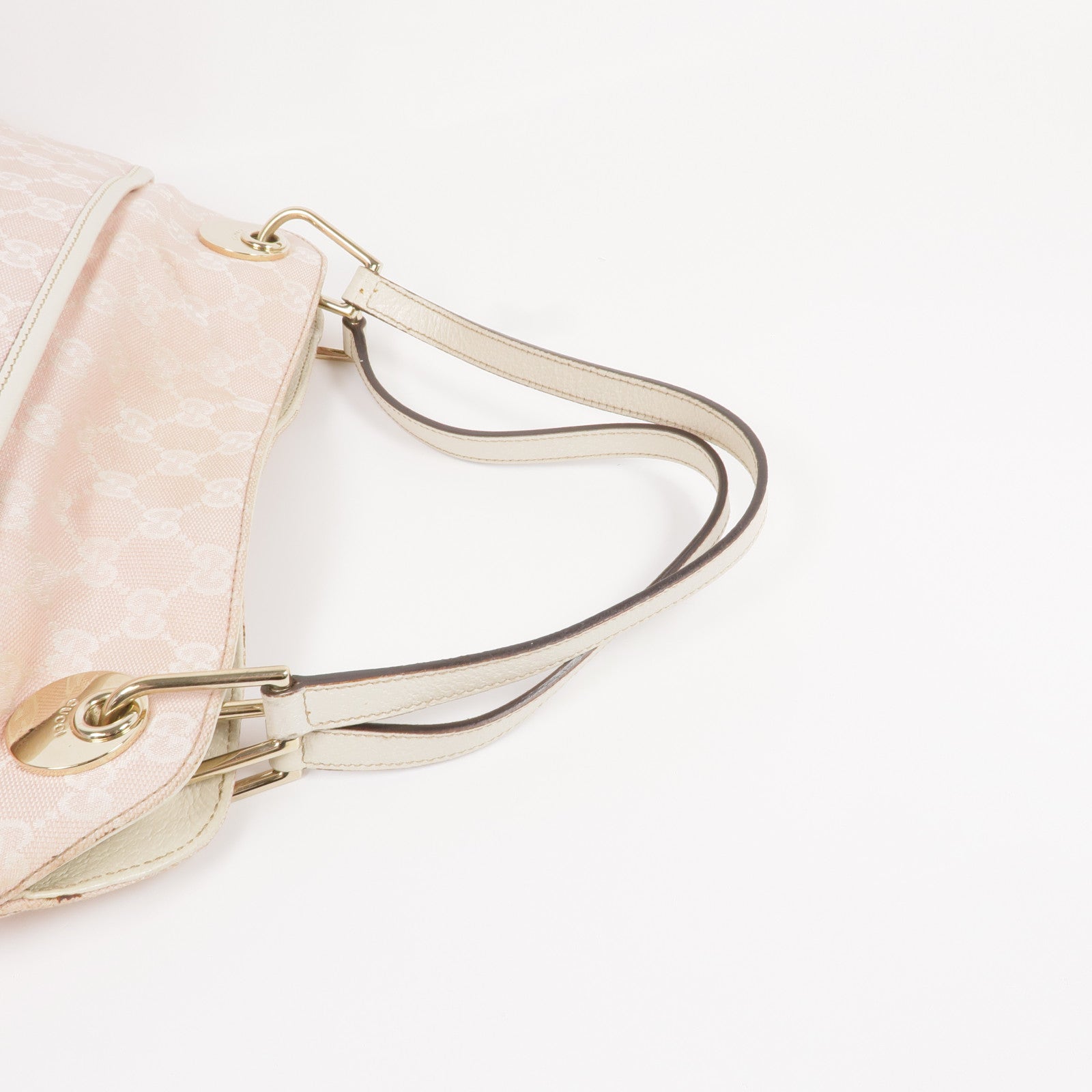 GUCCI 帆布Shoulder Bag金扣肩背袋