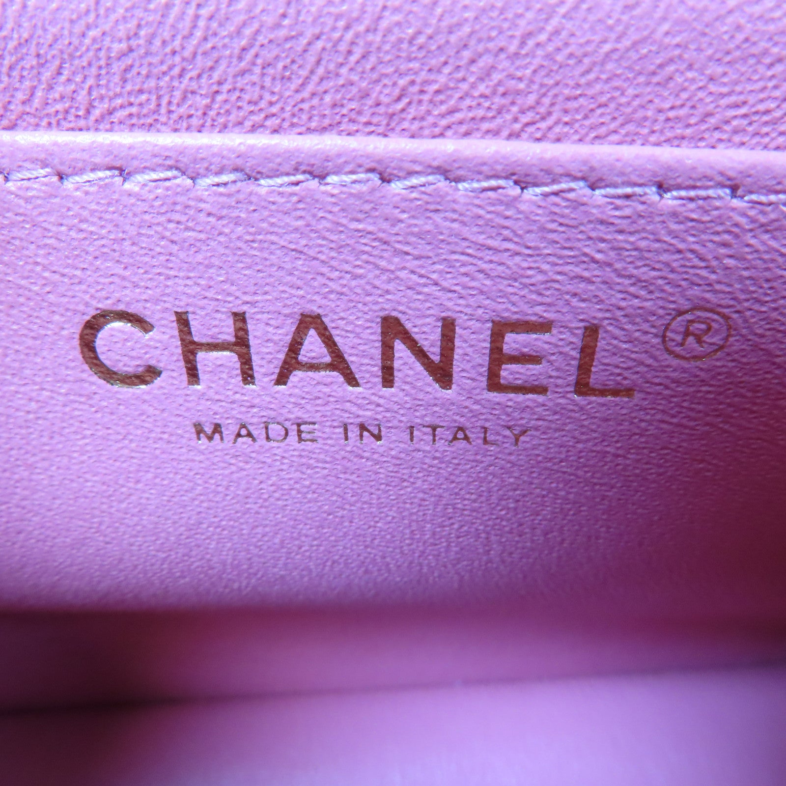 CHANEL 菱格羊皮皮革Chain Shoulder Bag金扣鏈帶肩背袋粉紅色
