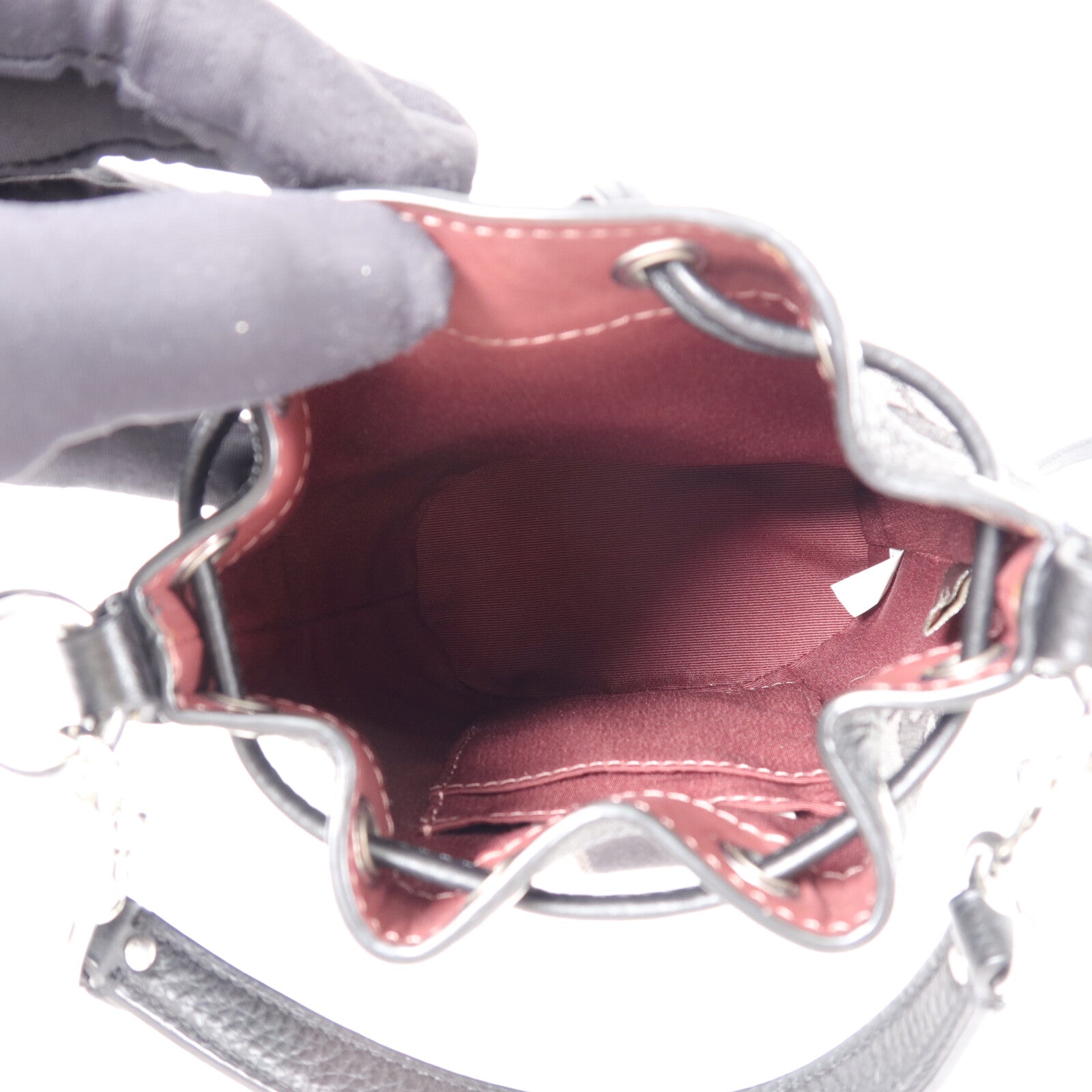 COACH 帆布Mini Dempsey Bucket Bag手挽肩背兩用袋