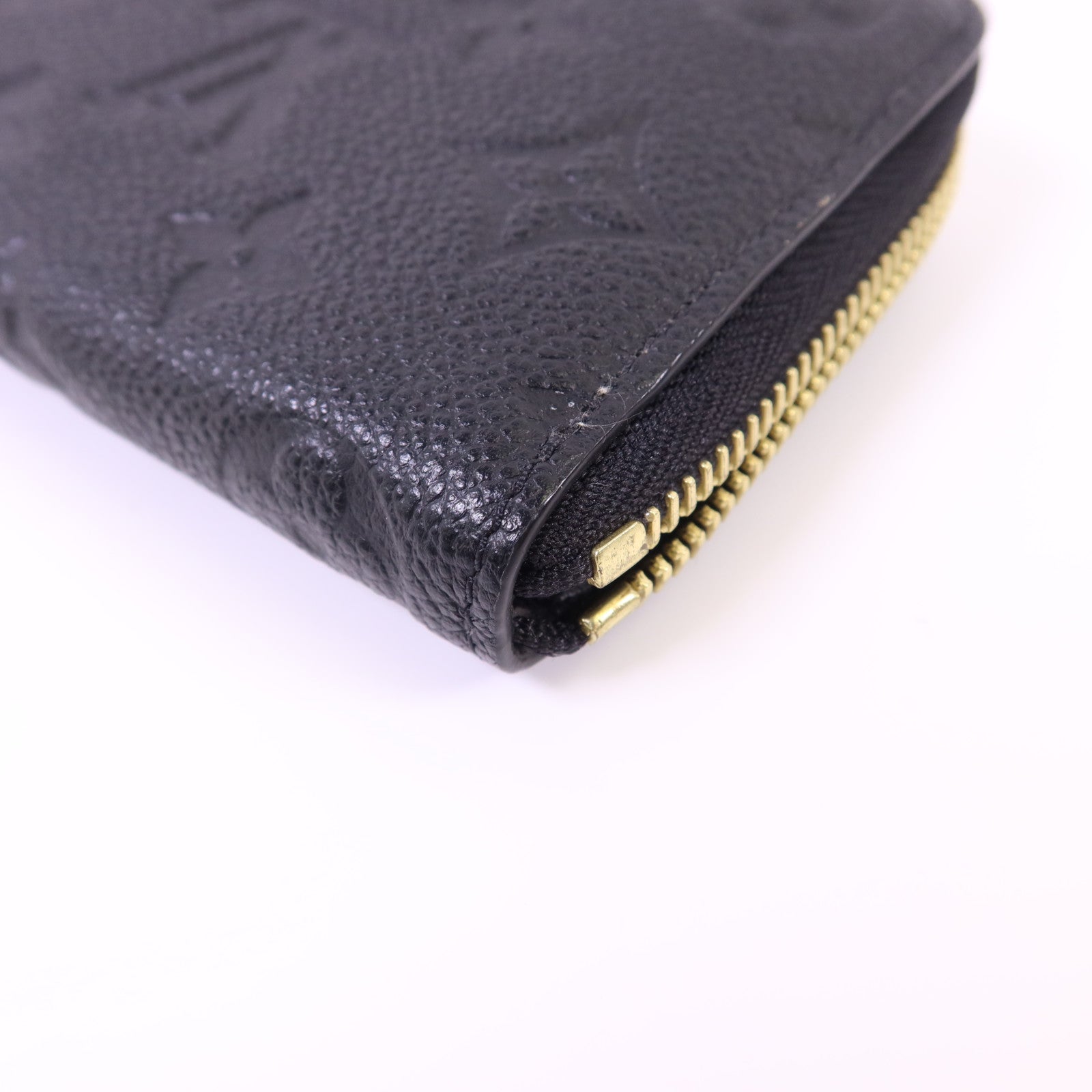 LOUIS VUITTON Monogram Empreinte Clemence Long Wallet金扣拉鏈長錢包