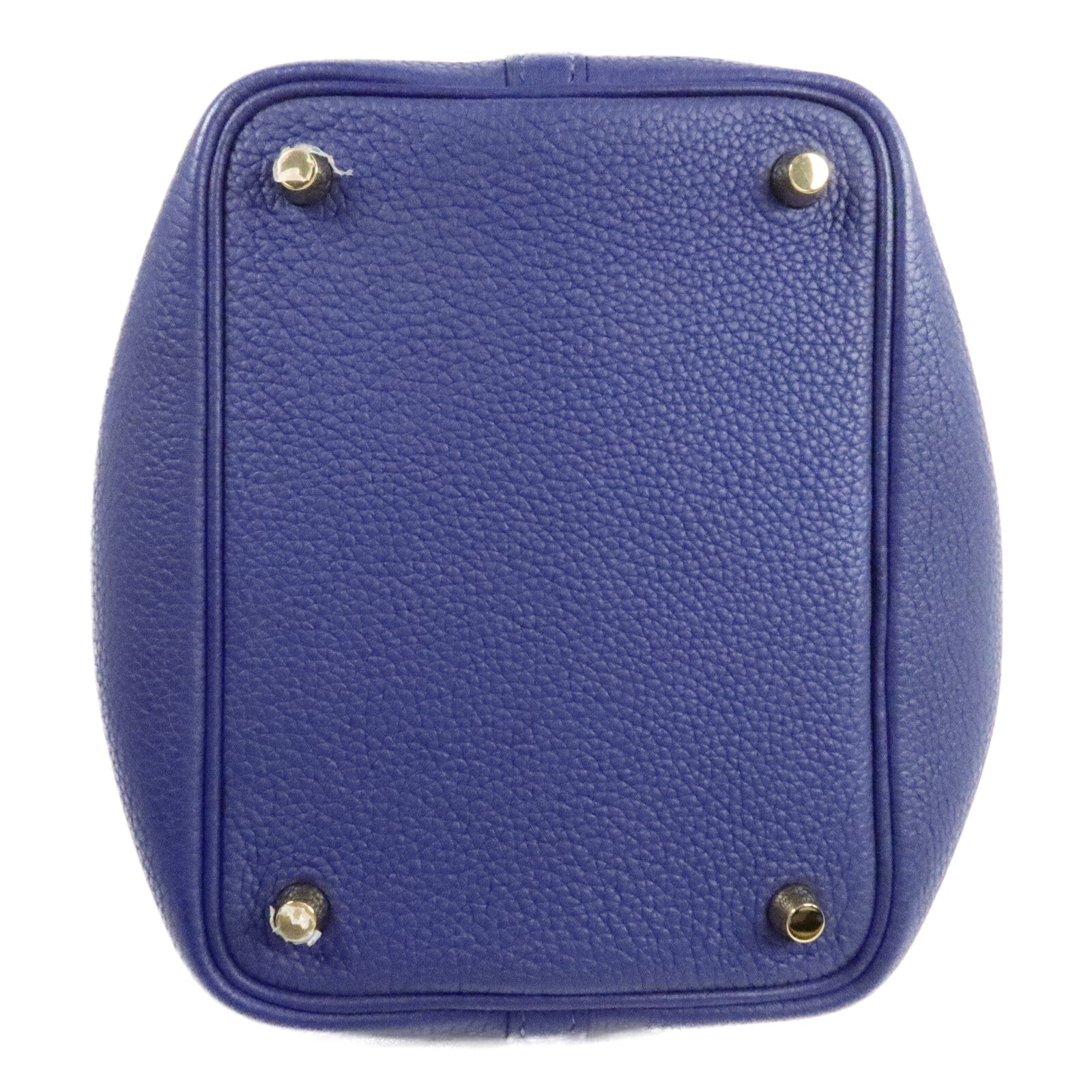 HERMES Clemence Picotin PM手挽袋Deep Bleu