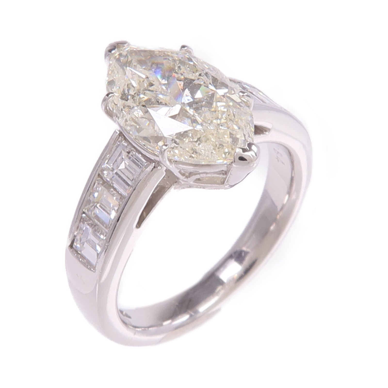 JEWELRY PT900鉑金Diamond Ring鑽石戒指US#5.25