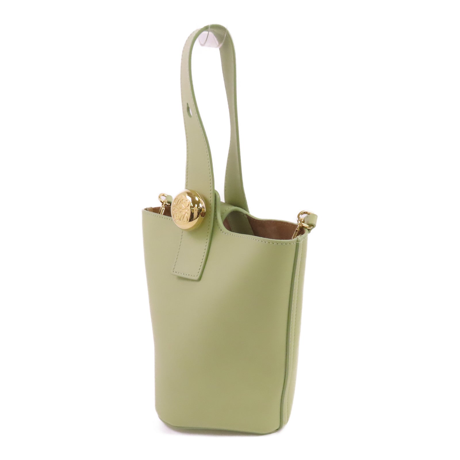 LOEWE 【激減優惠】牛皮皮革Pebble Bucket Mini金扣手挽肩背兩用袋
