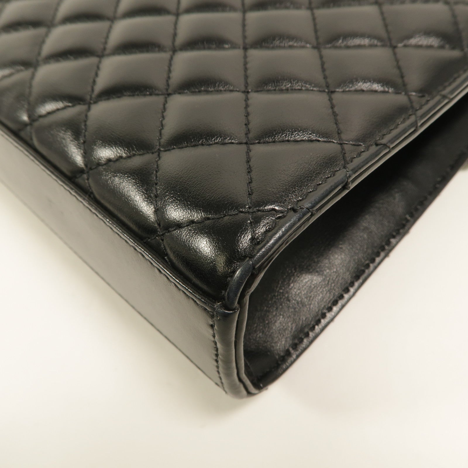 SAINT LAURENT 牛皮皮革Envelope Medium鏈帶肩背袋