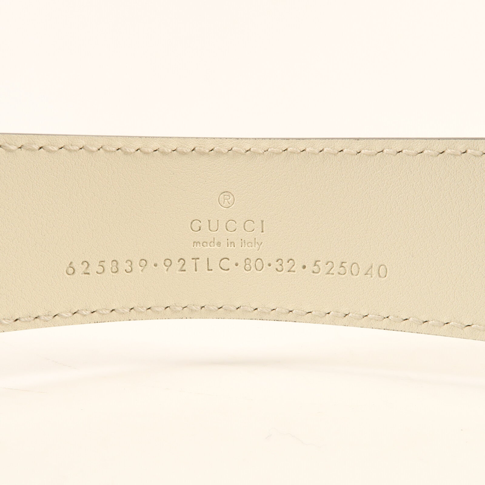 GUCCI 牛皮皮革Belt 80cm金扣皮帶