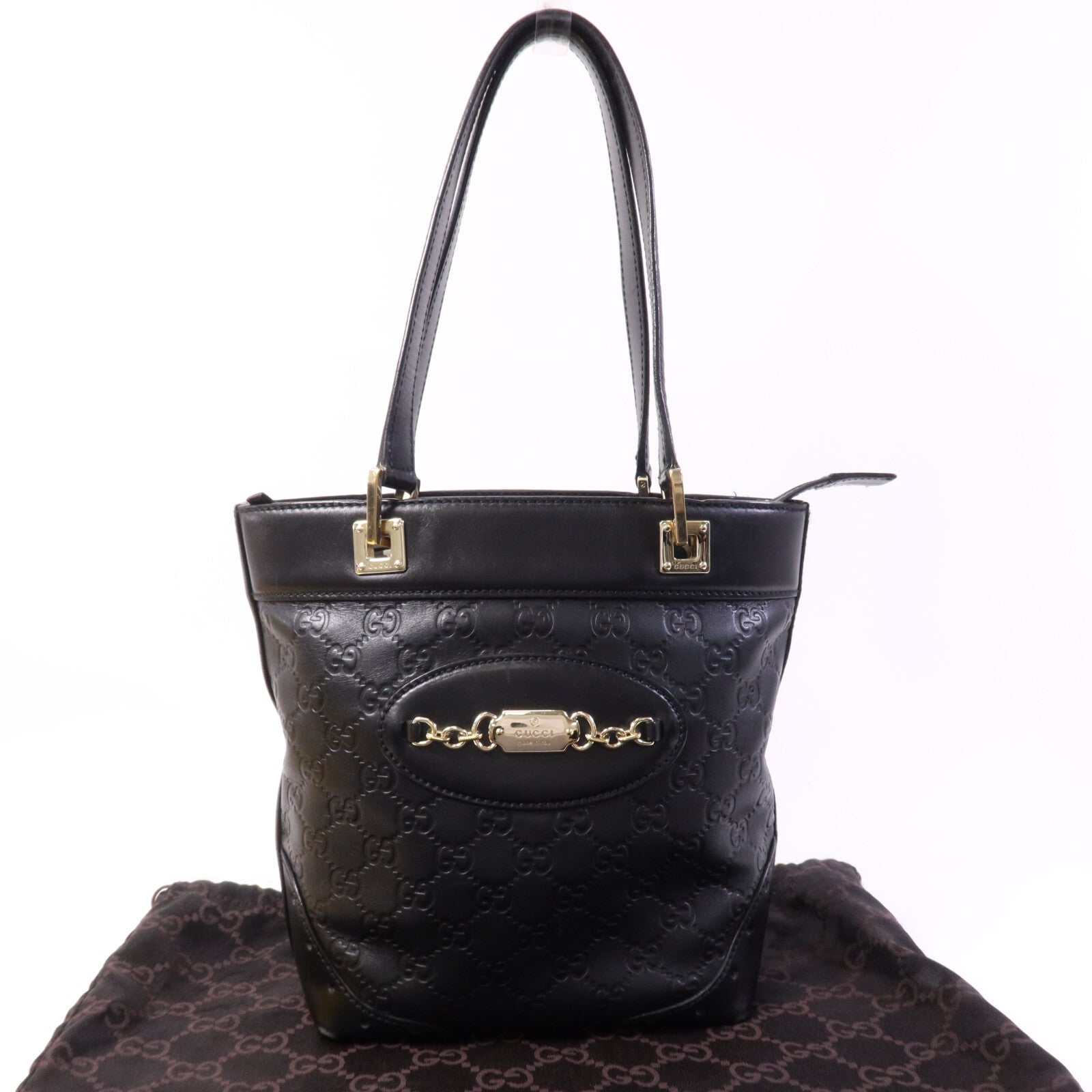 GUCCI 牛皮皮革Cuccissima Horsebit金扣肩背袋