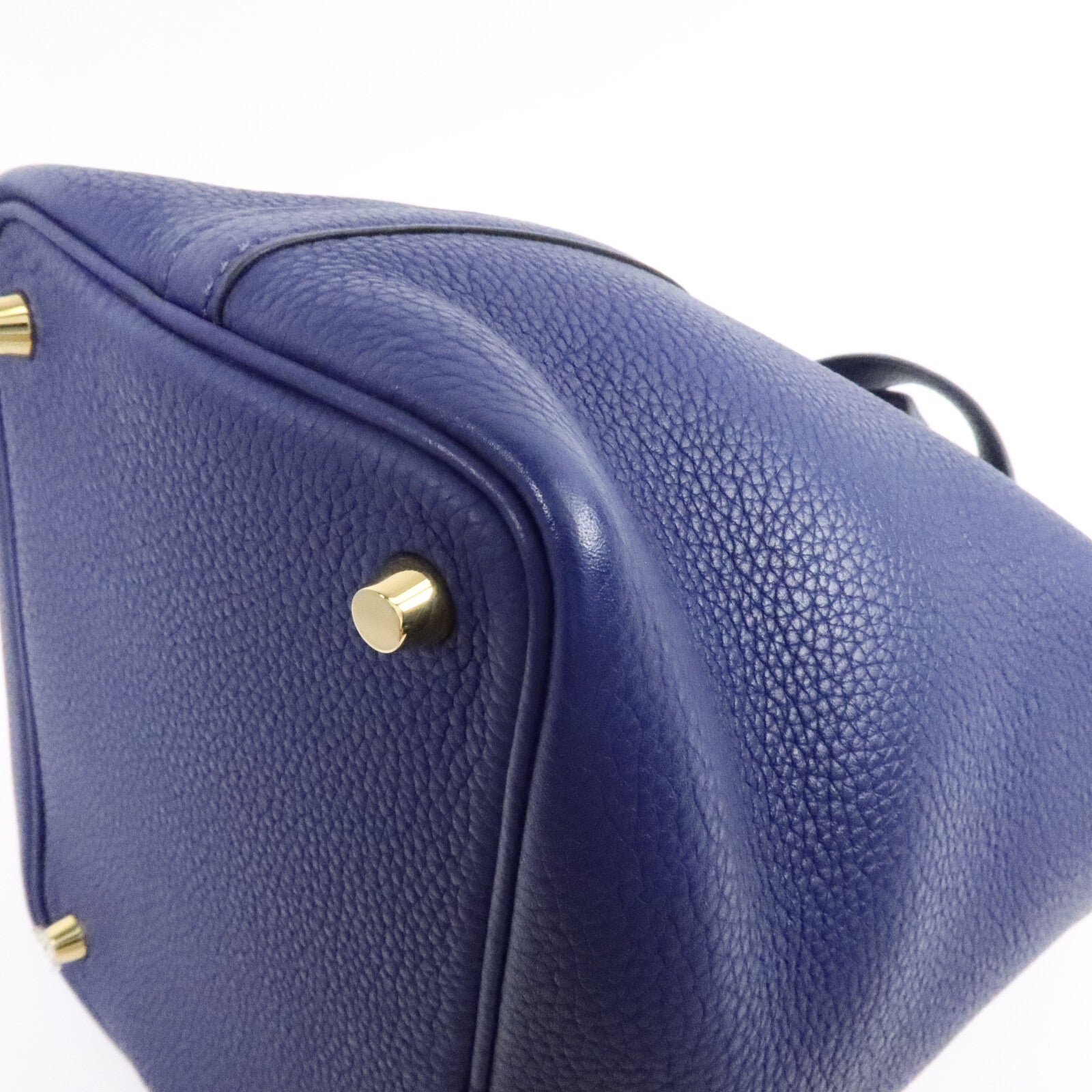HERMES Clemence Picotin PM手挽袋Deep Bleu
