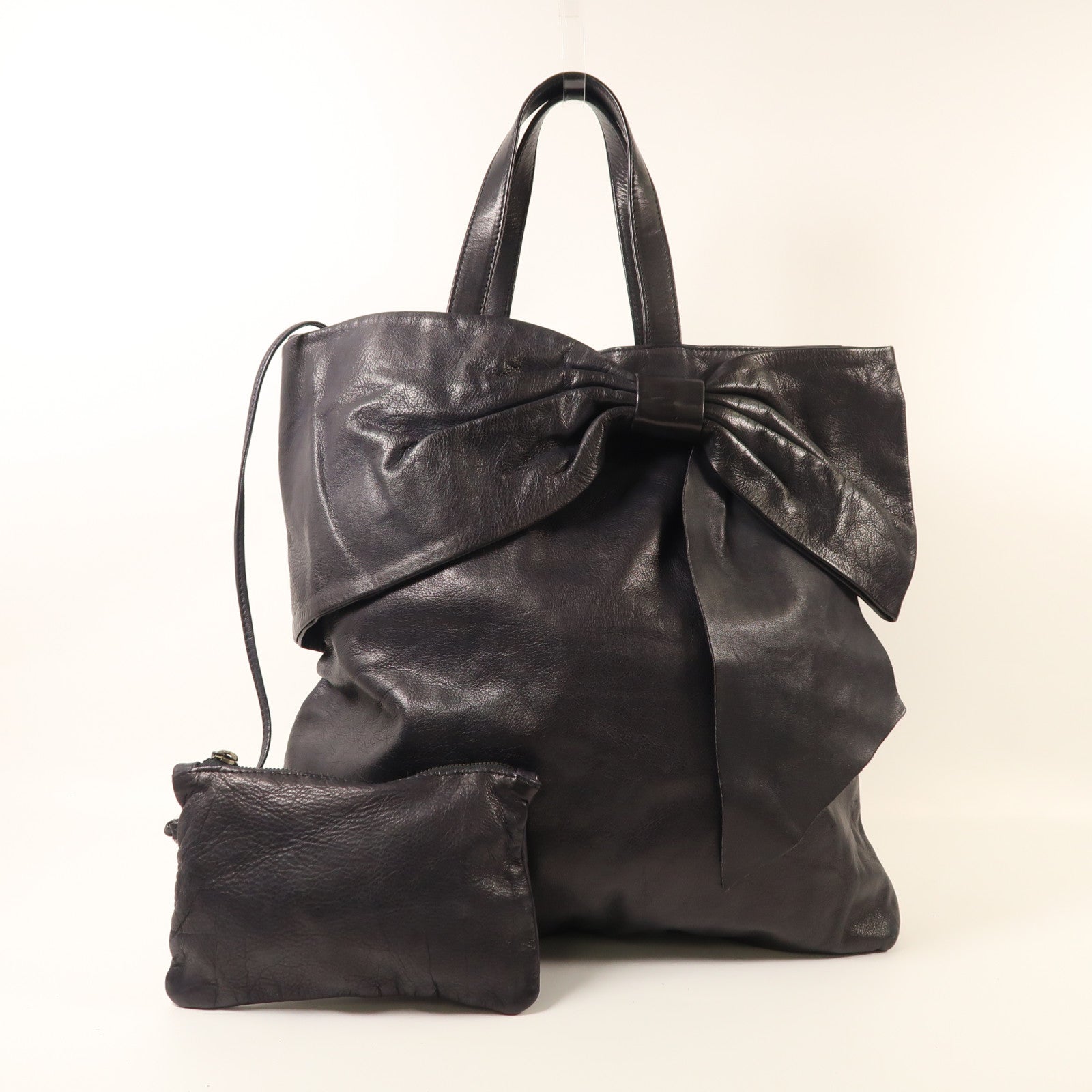 Valentino 牛皮皮革Tote Bag手挽袋