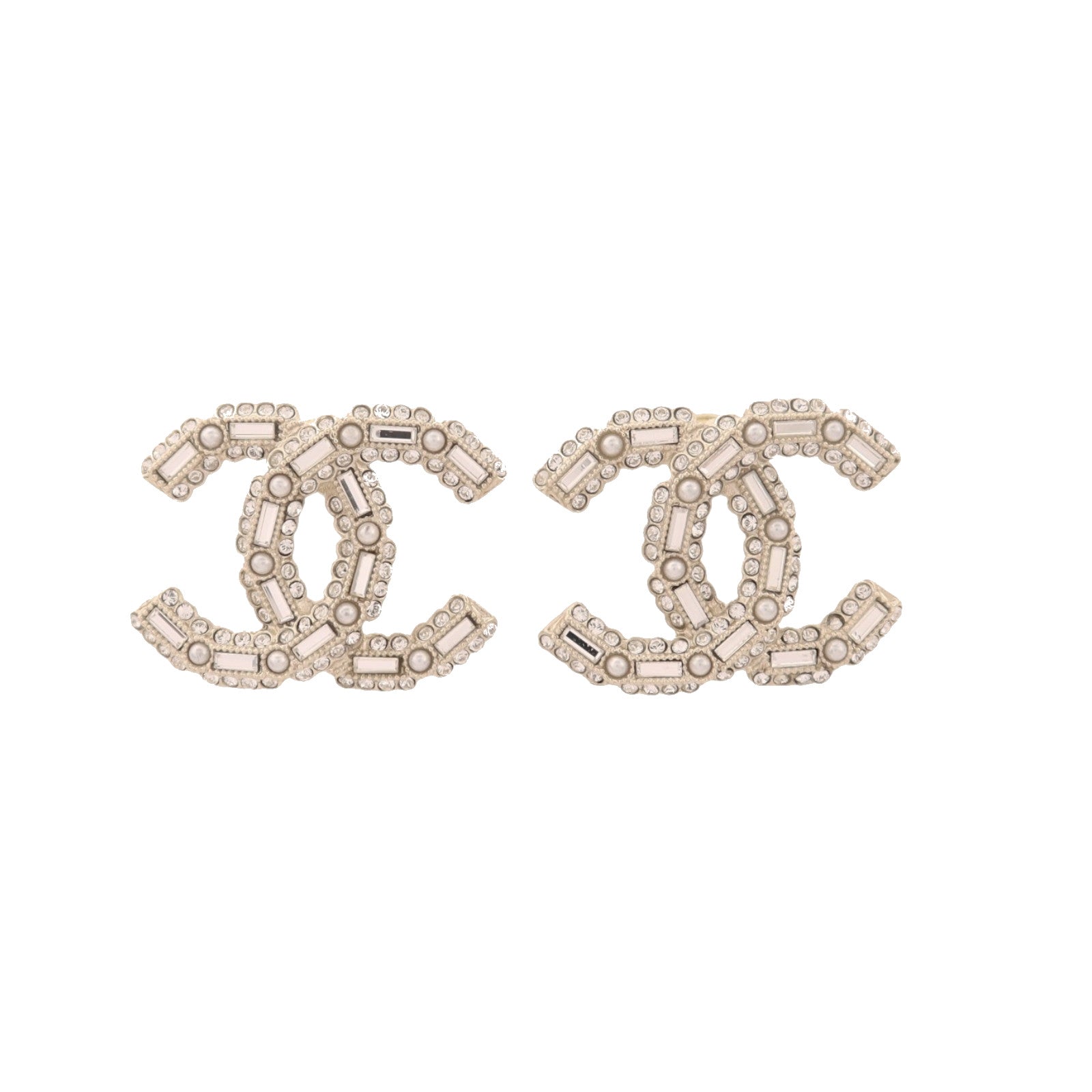 CHANEL 金屬/PVC Earrings耳環