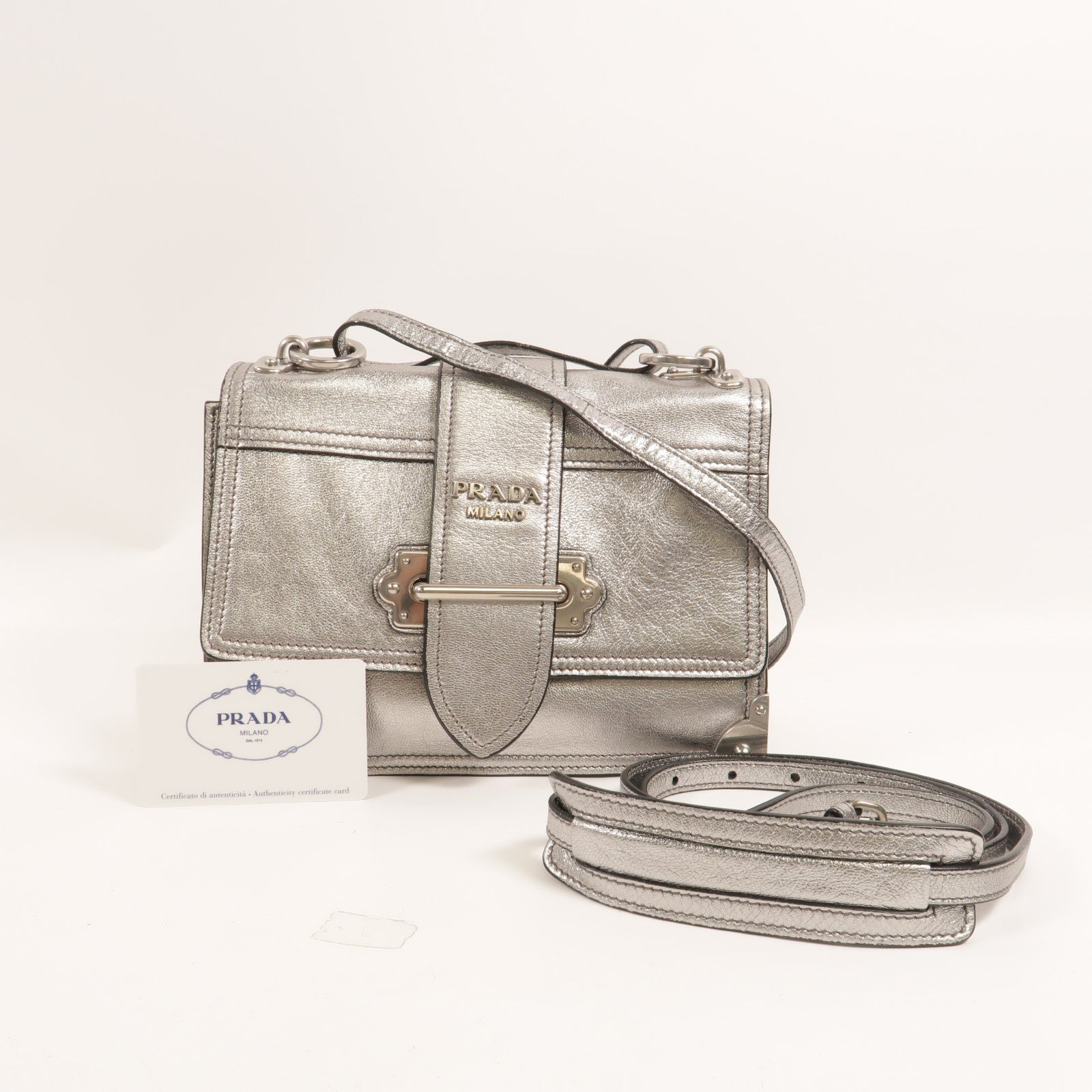 PRADA 牛皮皮革Shoulder Bag肩背袋