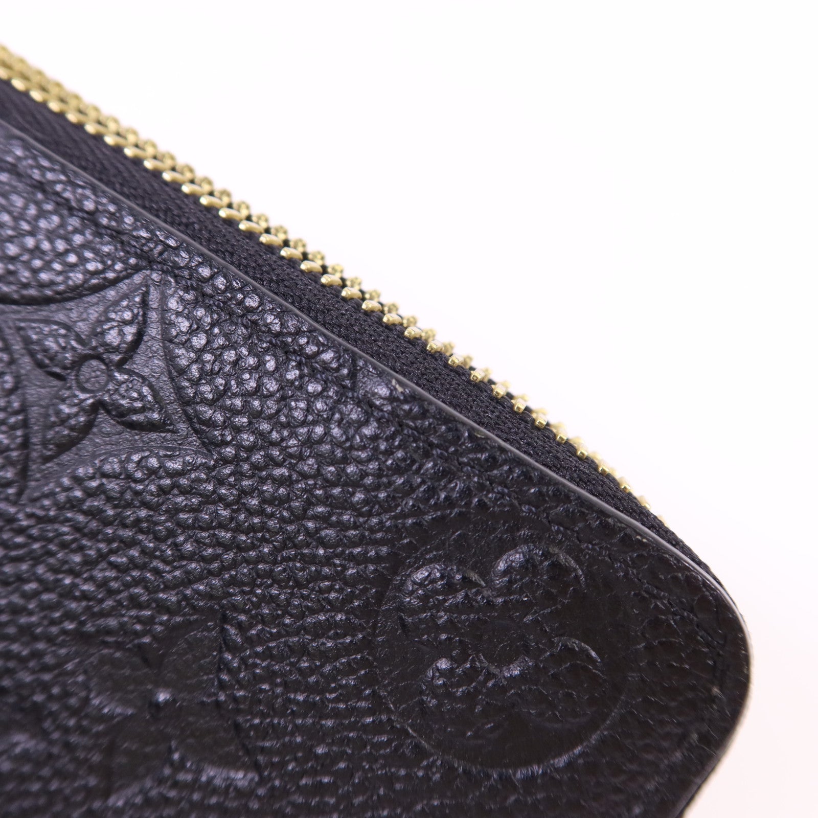 LOUIS VUITTON Monogram Empreinte Clemence Long Wallet金扣拉鏈長錢包