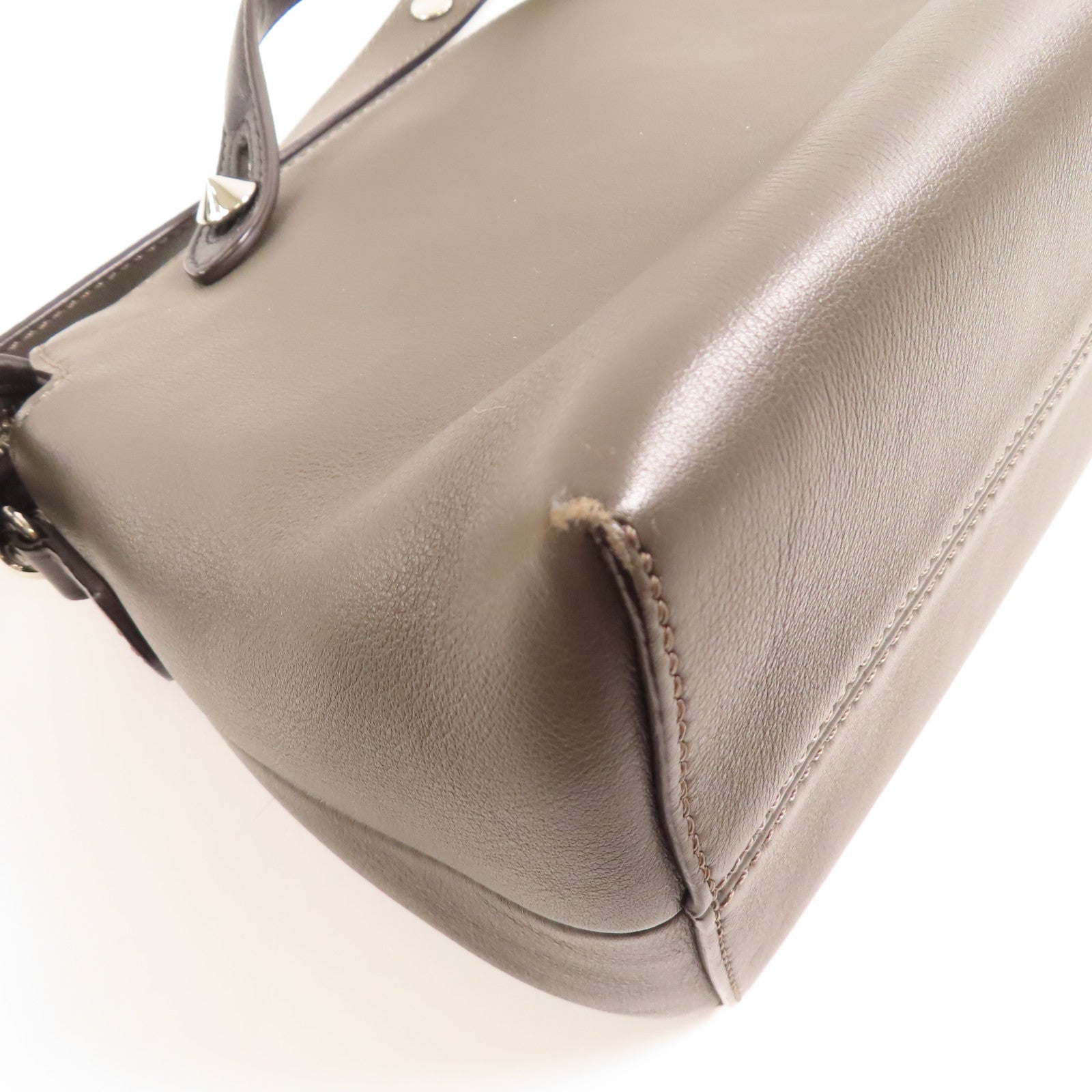 FENDI【激減優惠】 牛皮皮革By The Way銀扣手挽肩背兩用袋