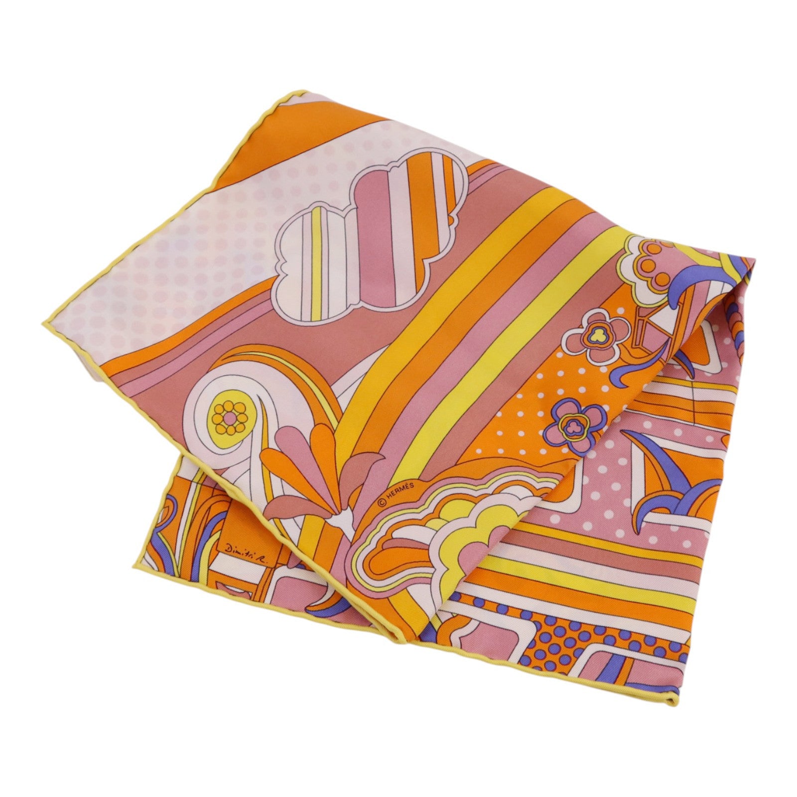 HERMES 絲質Scarf 40x40絲巾