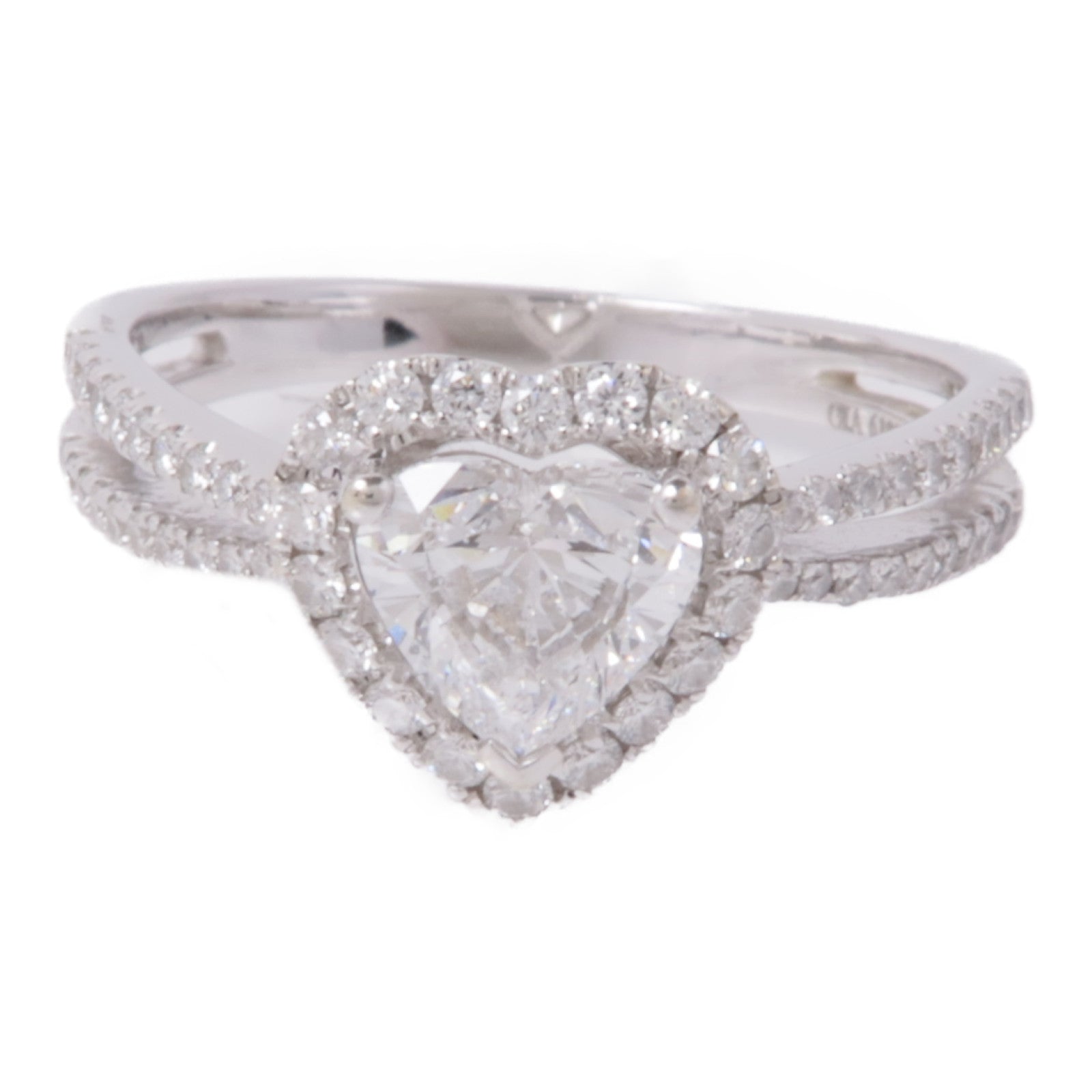 JEWELRY 【激減優惠】18K白金Diamond Ring鑽石戒指US#9.75