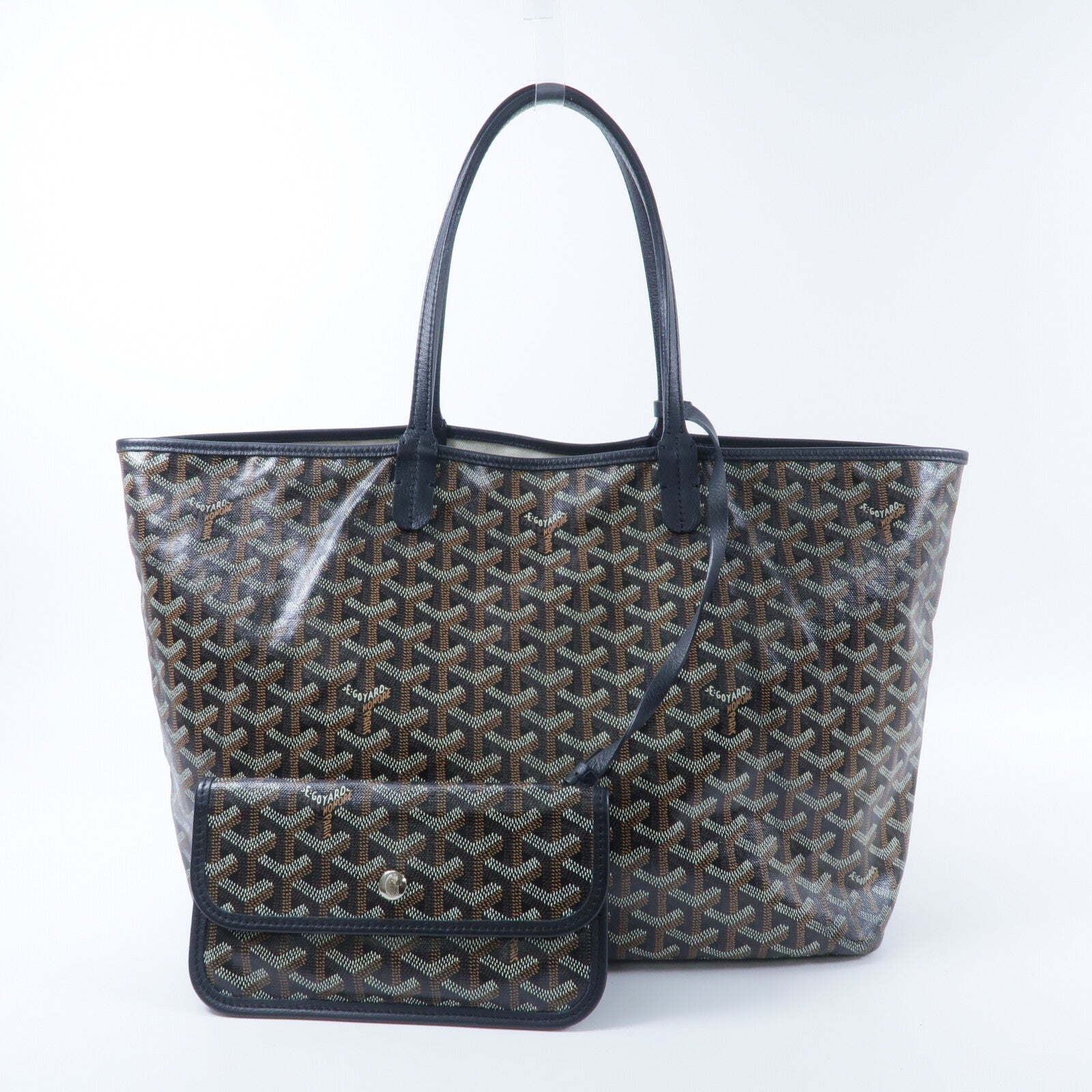 GOYARD 塗層帆布Saint Louis PM手挽袋