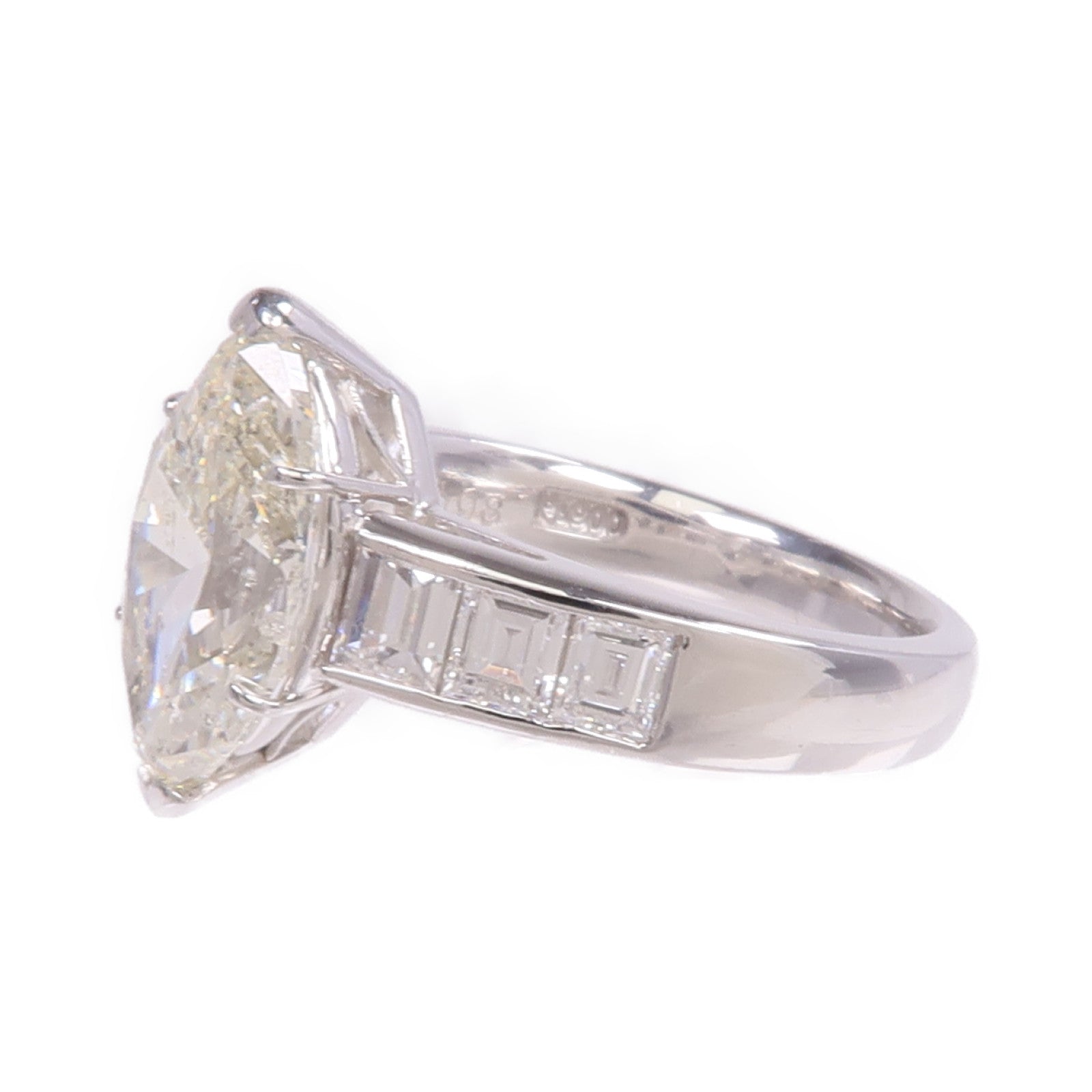 JEWELRY PT900鉑金Diamond Ring鑽石戒指US#5.25