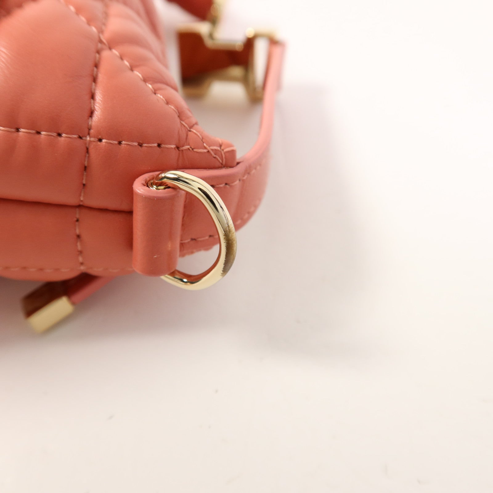 Dior 羊皮皮革Travel Nomad Pouch Small金扣手挽袋