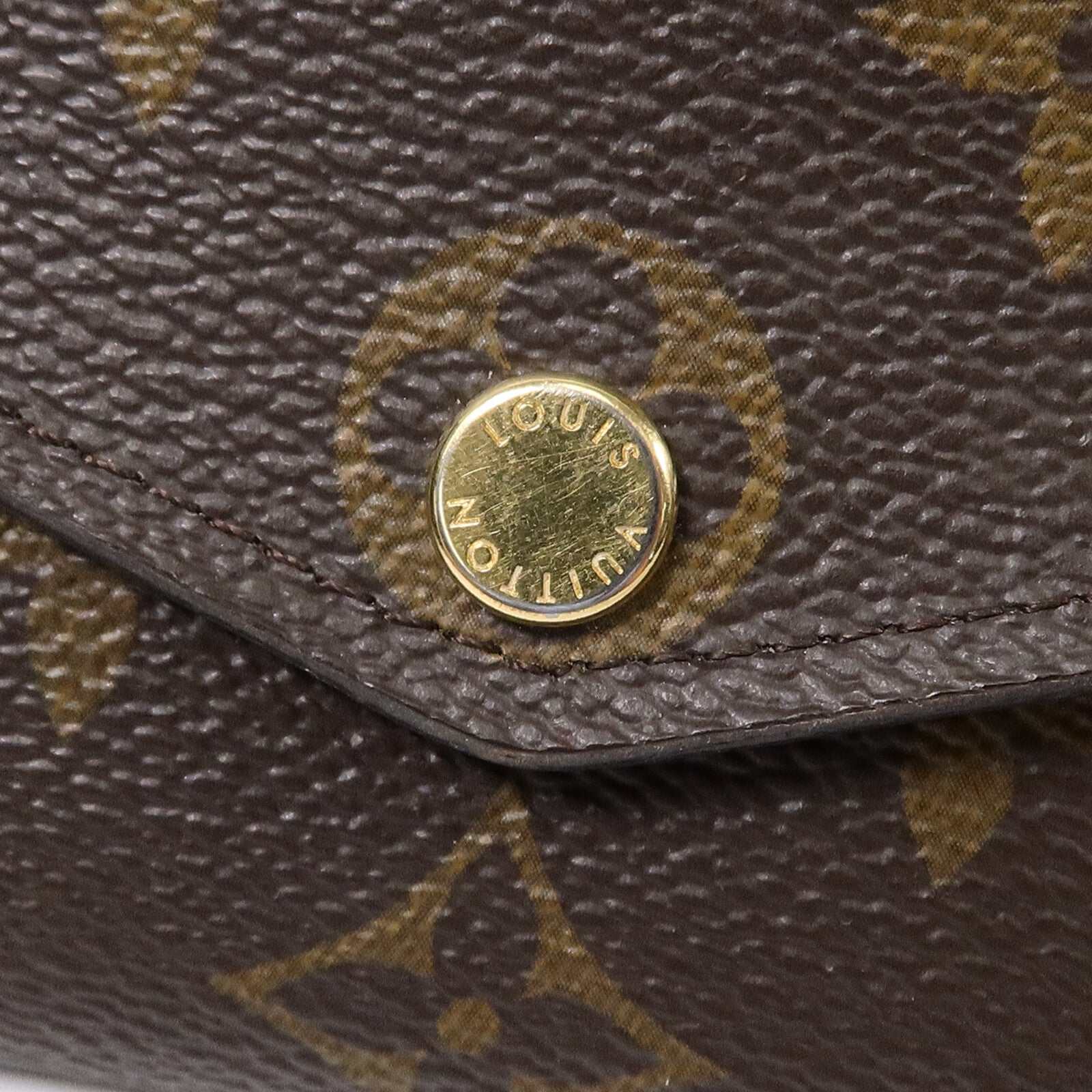 LOUIS VUITTON Monogram Portefeuille Sarah金扣長錢包
