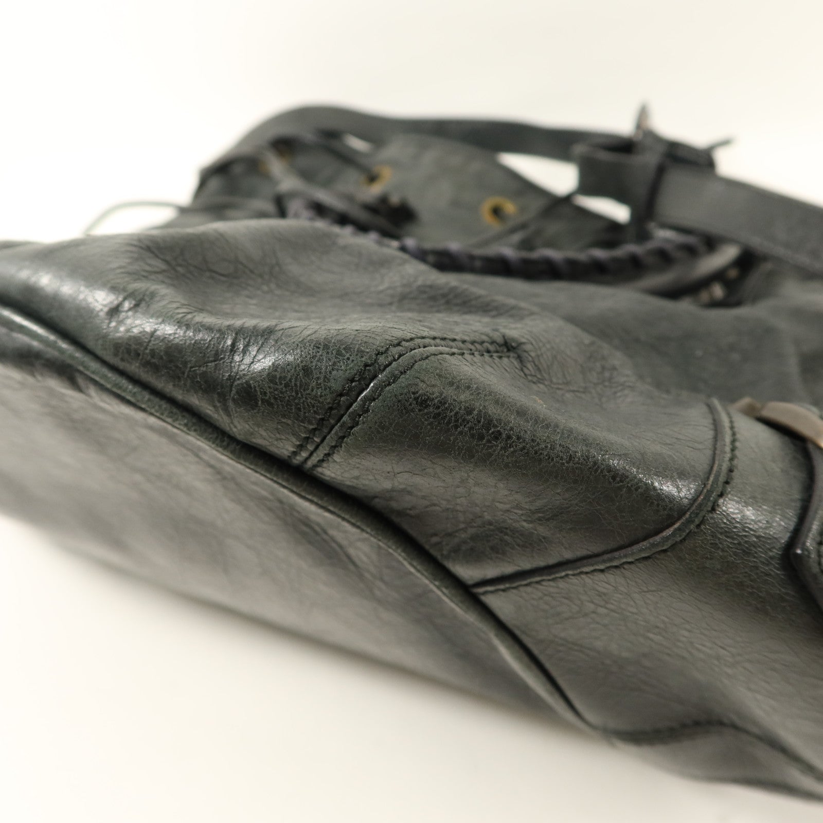 BALENCIAGA 牛皮皮革Classic Pompon手挽肩背兩用袋