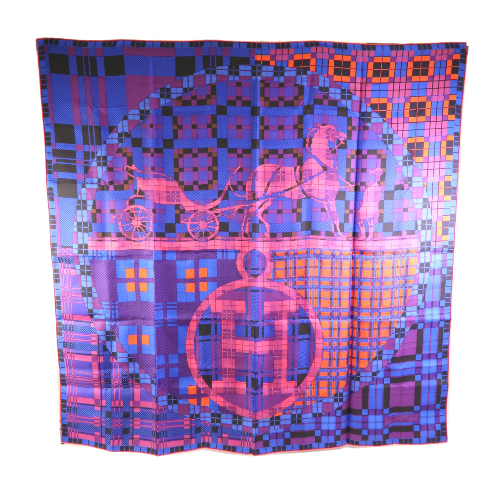 HERMES 絲質Scarf 90X90絲巾