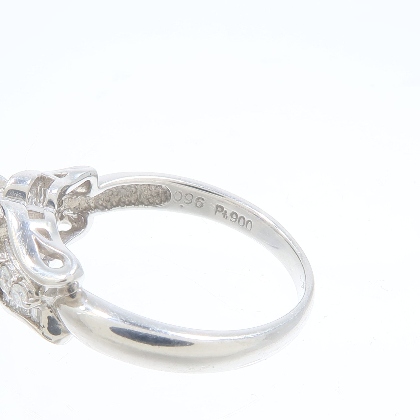 JEWELRY PT900鉑金Sapphire Diamond Ring藍寶石/鑽石戒指
