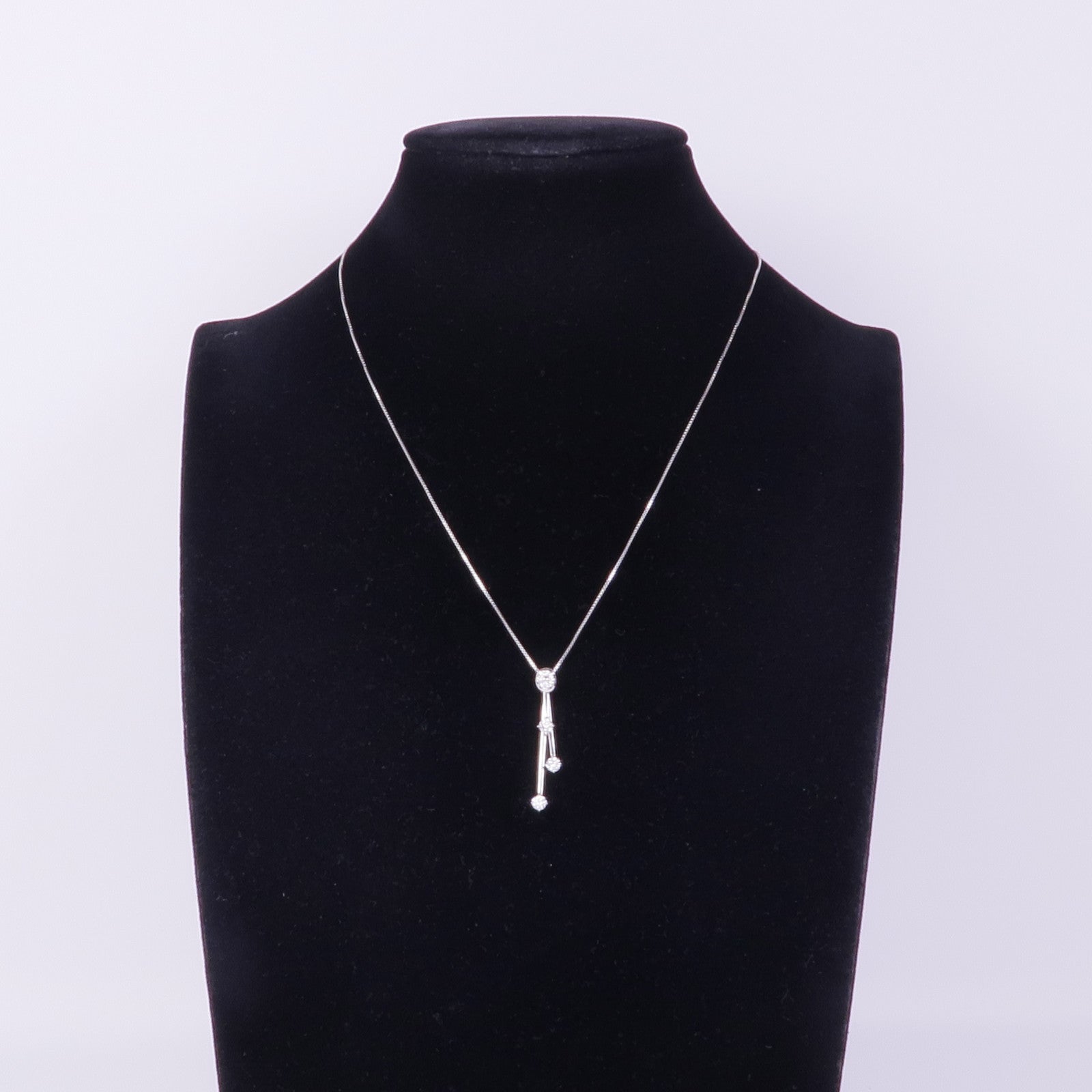 JEWELRY 18K白金Diamond Necklace鑽石項鍊
