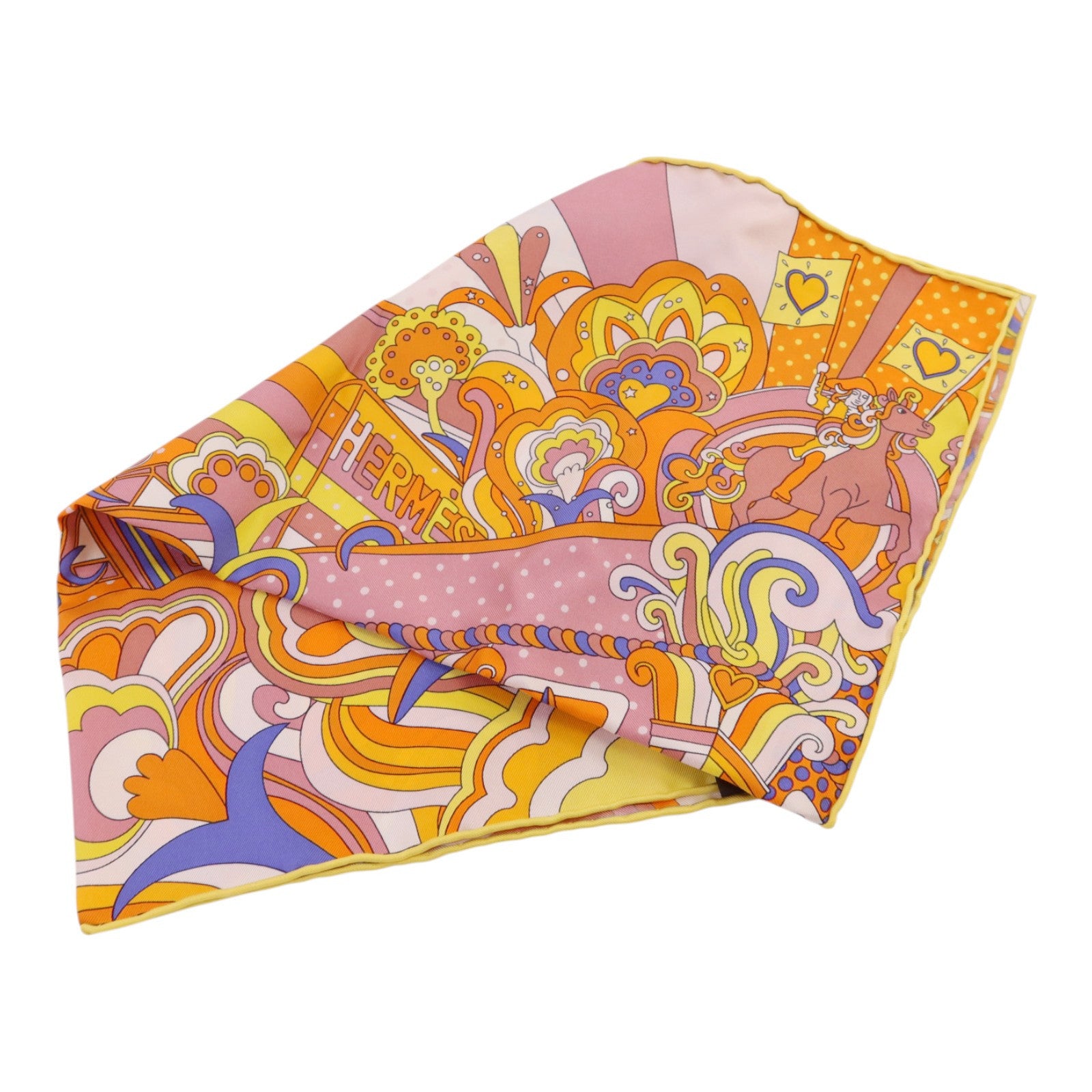 HERMES 絲質Scarf 40x40絲巾